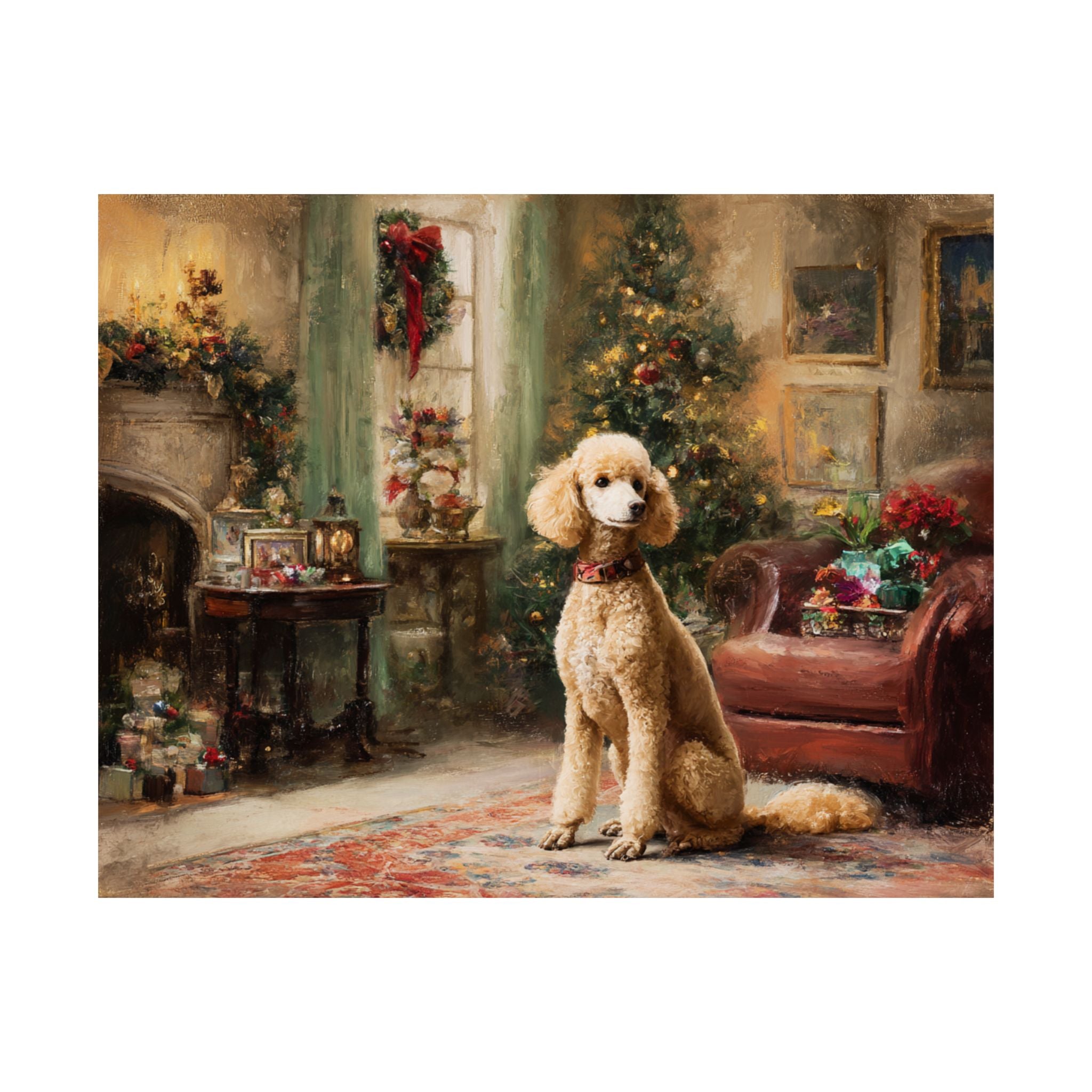Poodle 4- Cozy Christmas Collection