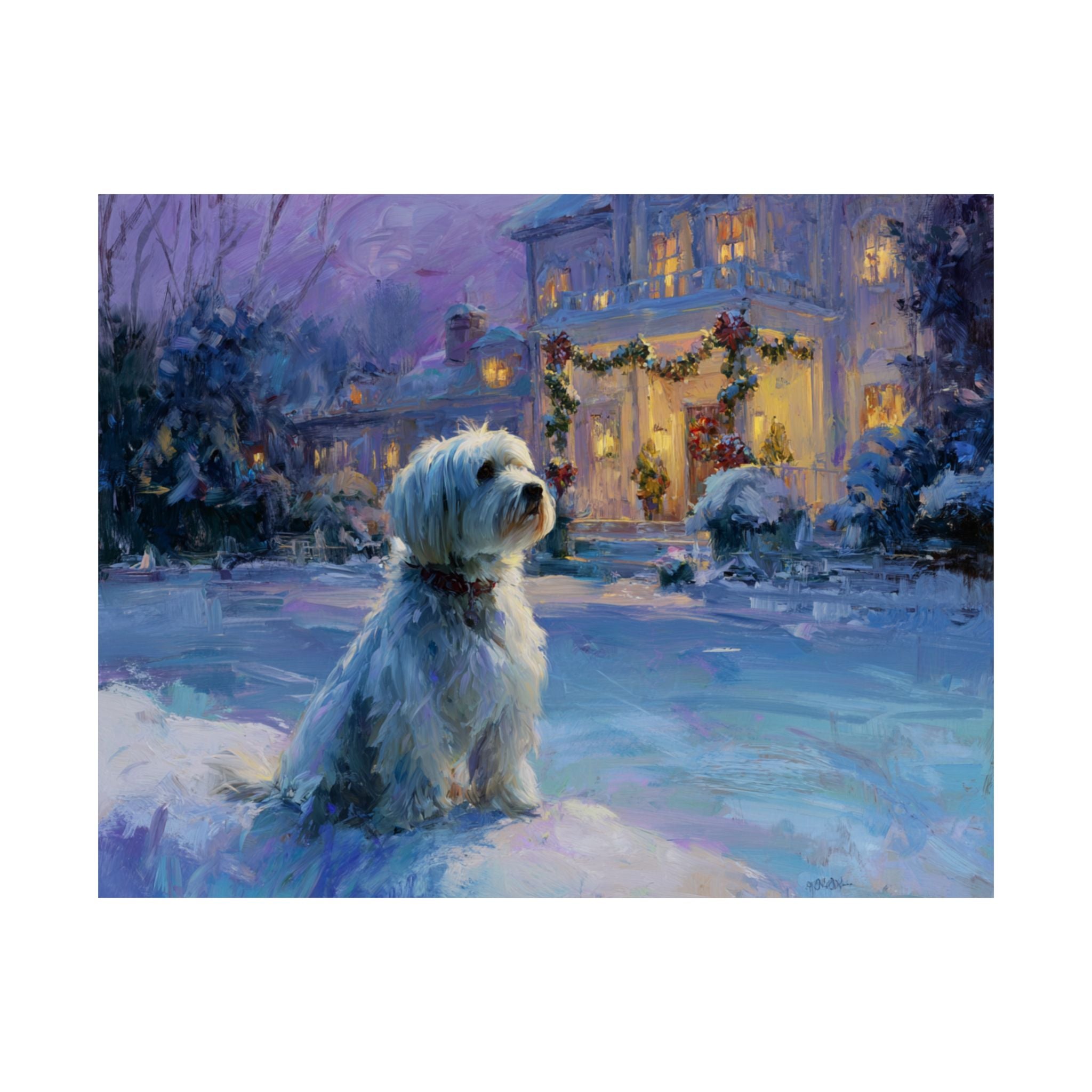 Maltese 1- Home for the Holidays Collection