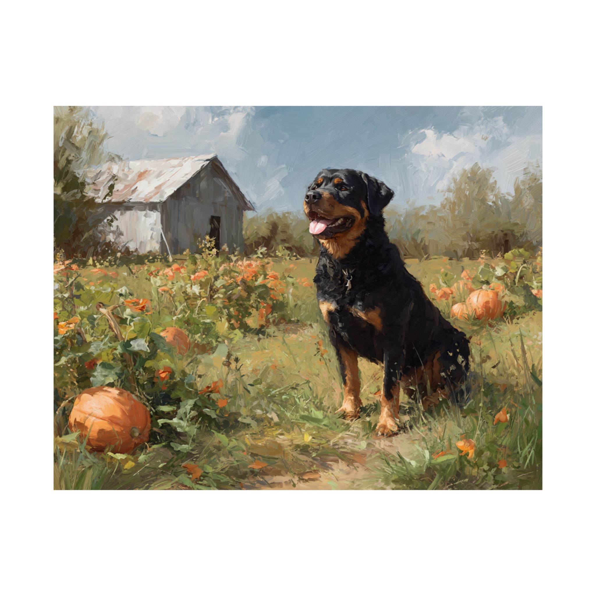 Rottweiler 1- Pumpkin Patch Collection