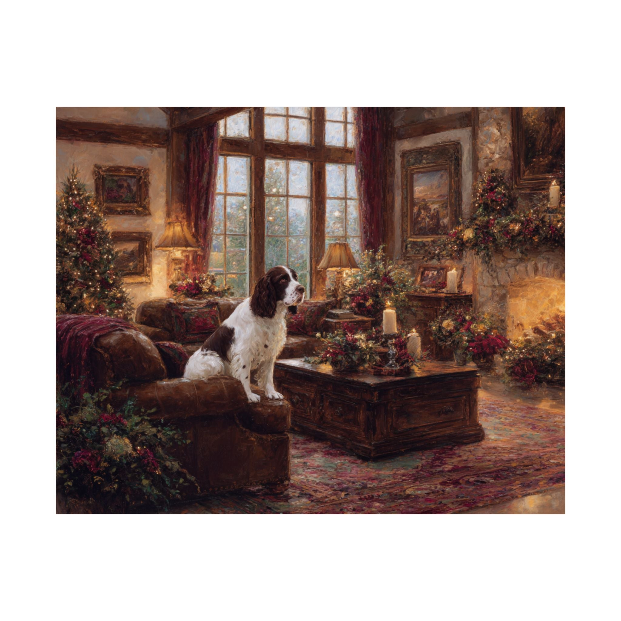 Springer Spaniel 7- Cozy Christmas Collection