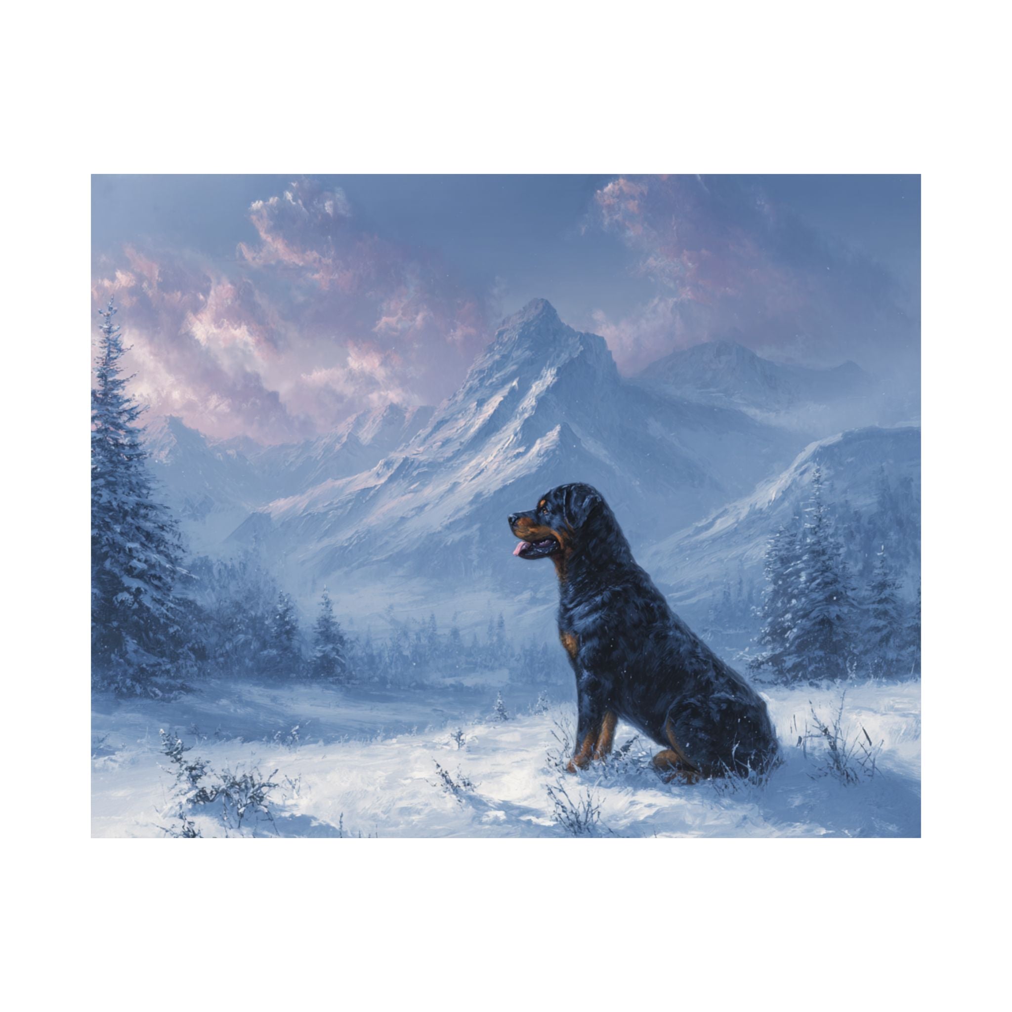 Rottweiler 2- Winter Whiskers Collection