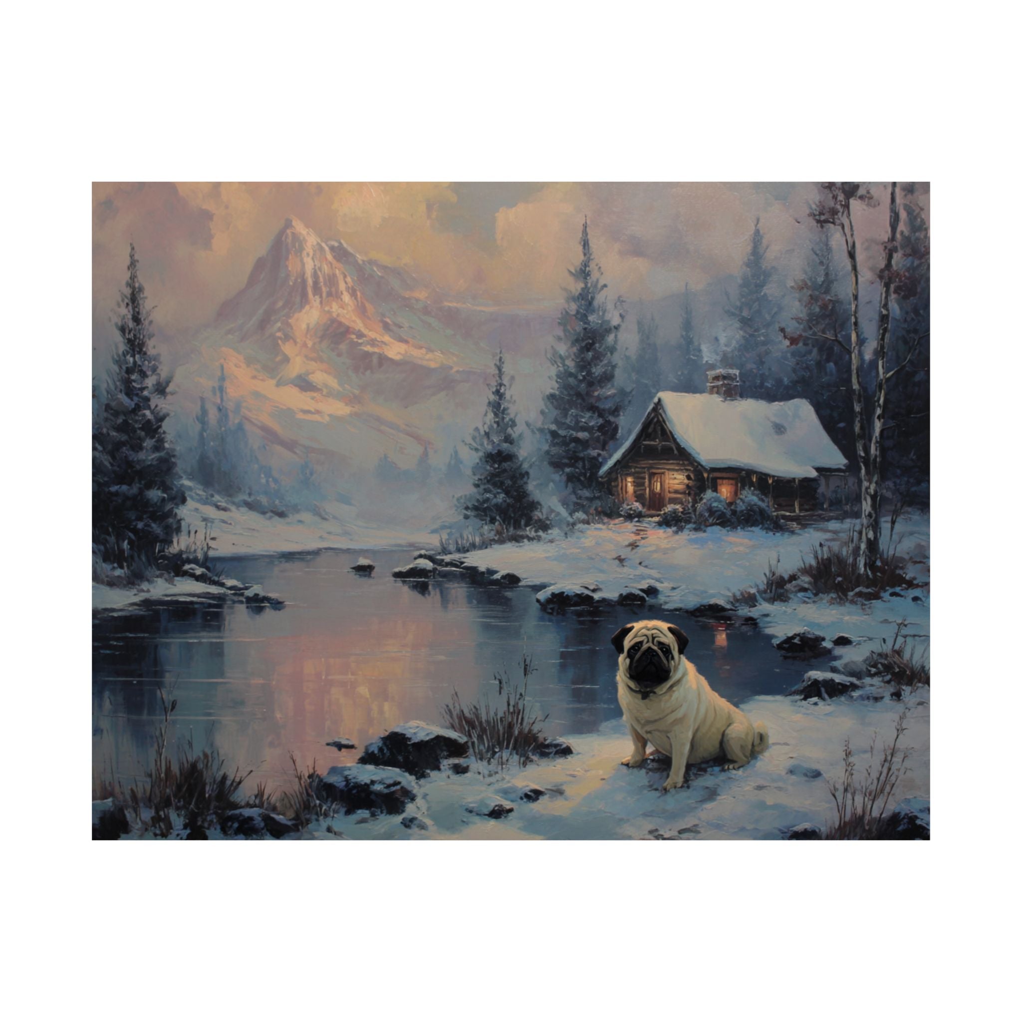 Pug 8- Winter Whiskers Collection
