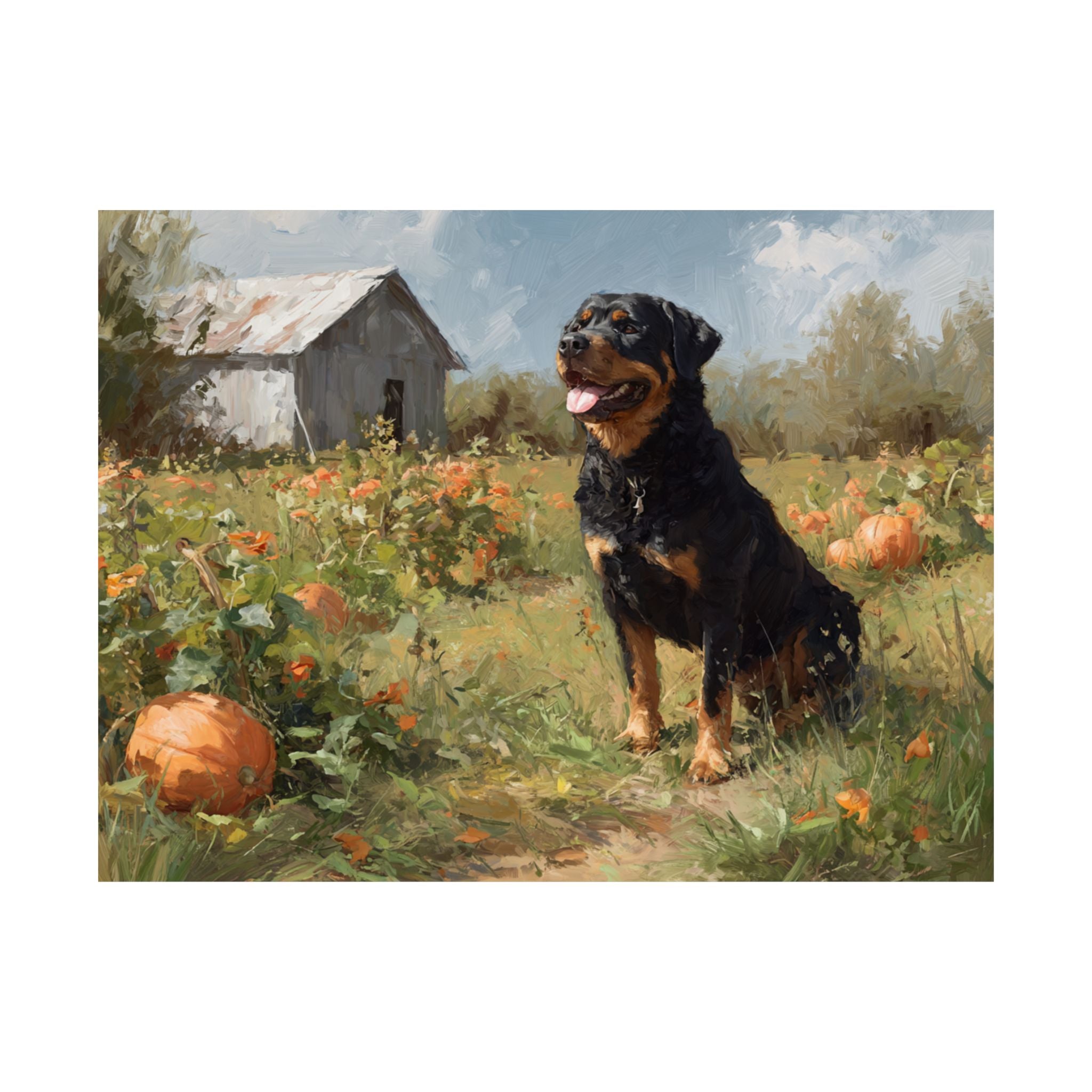 Rottweiler 1- Pumpkin Patch Collection