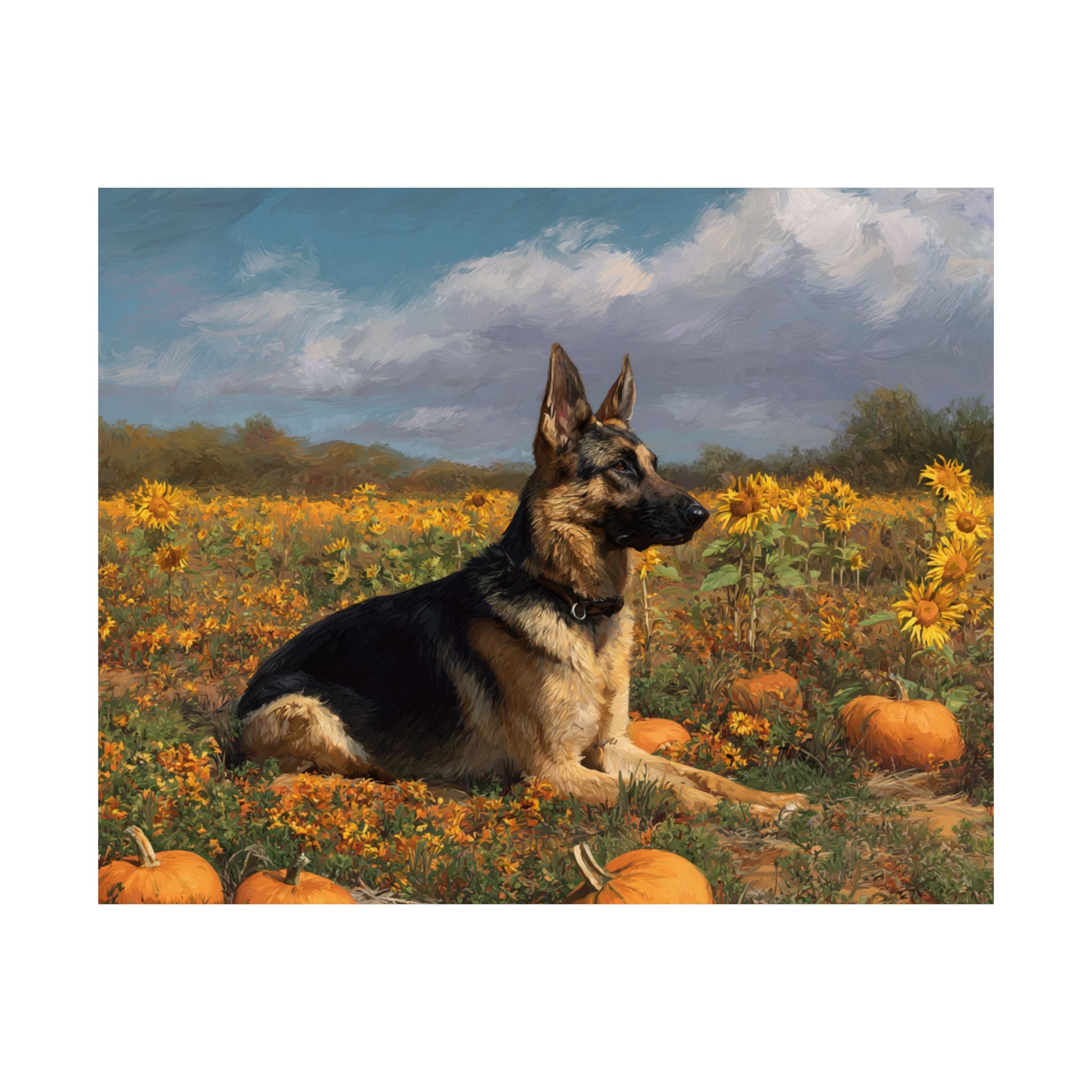 German Shepherd 1- Sunflower Season Collection