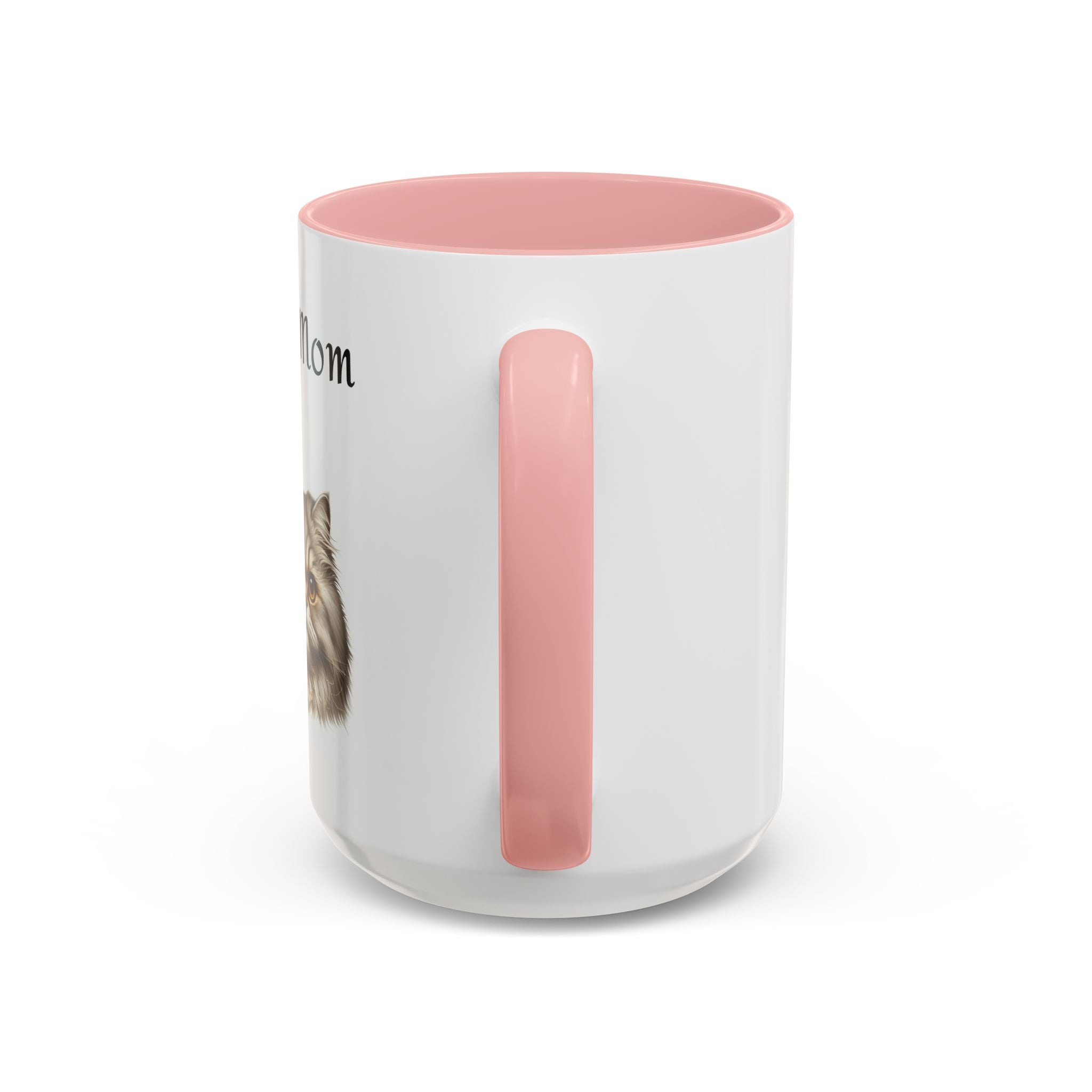 Cat Mom Accent Mug