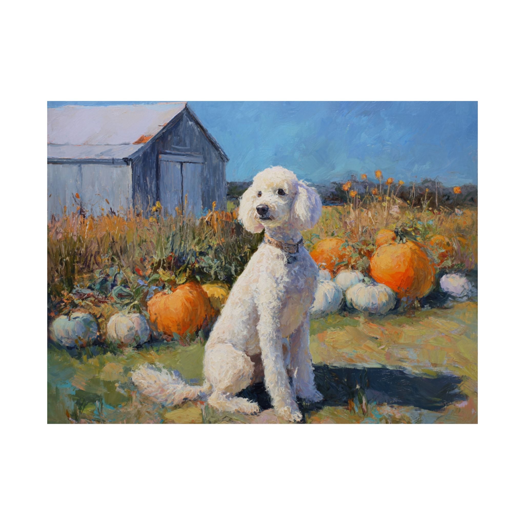 Poodle 3- Pumpkin Patch Collection