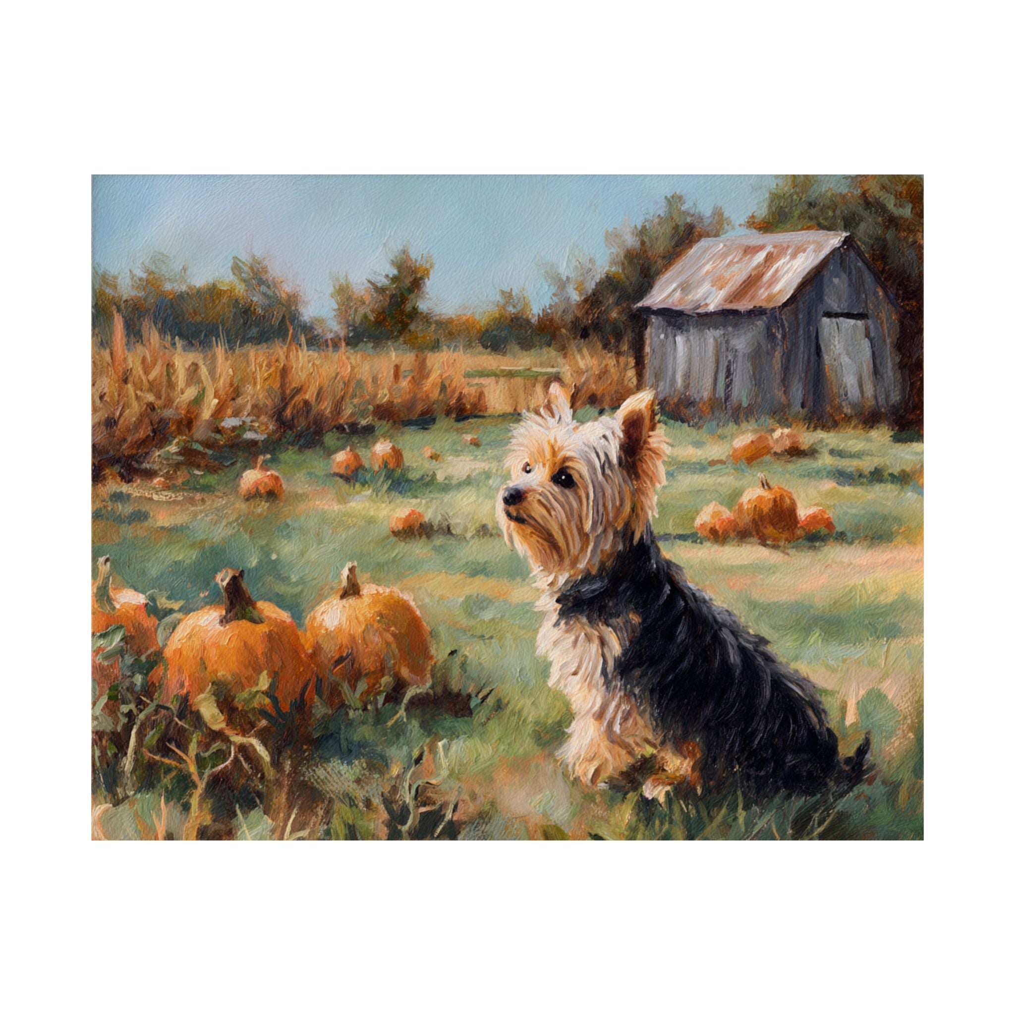 Yorkshire Terrier 3- Pumpkin Patch Collection
