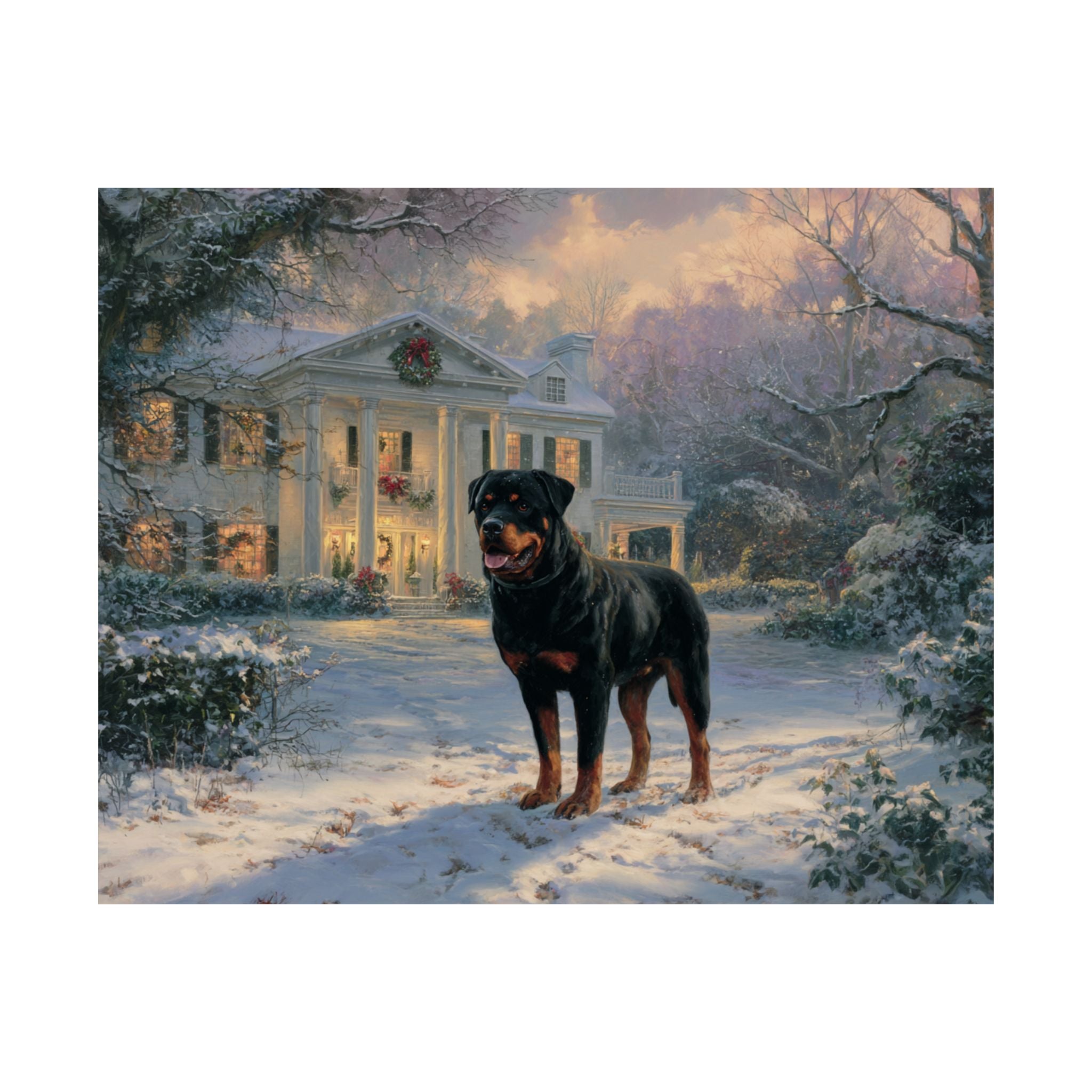 Rottweiler 1- Home for the Holidays Collection
