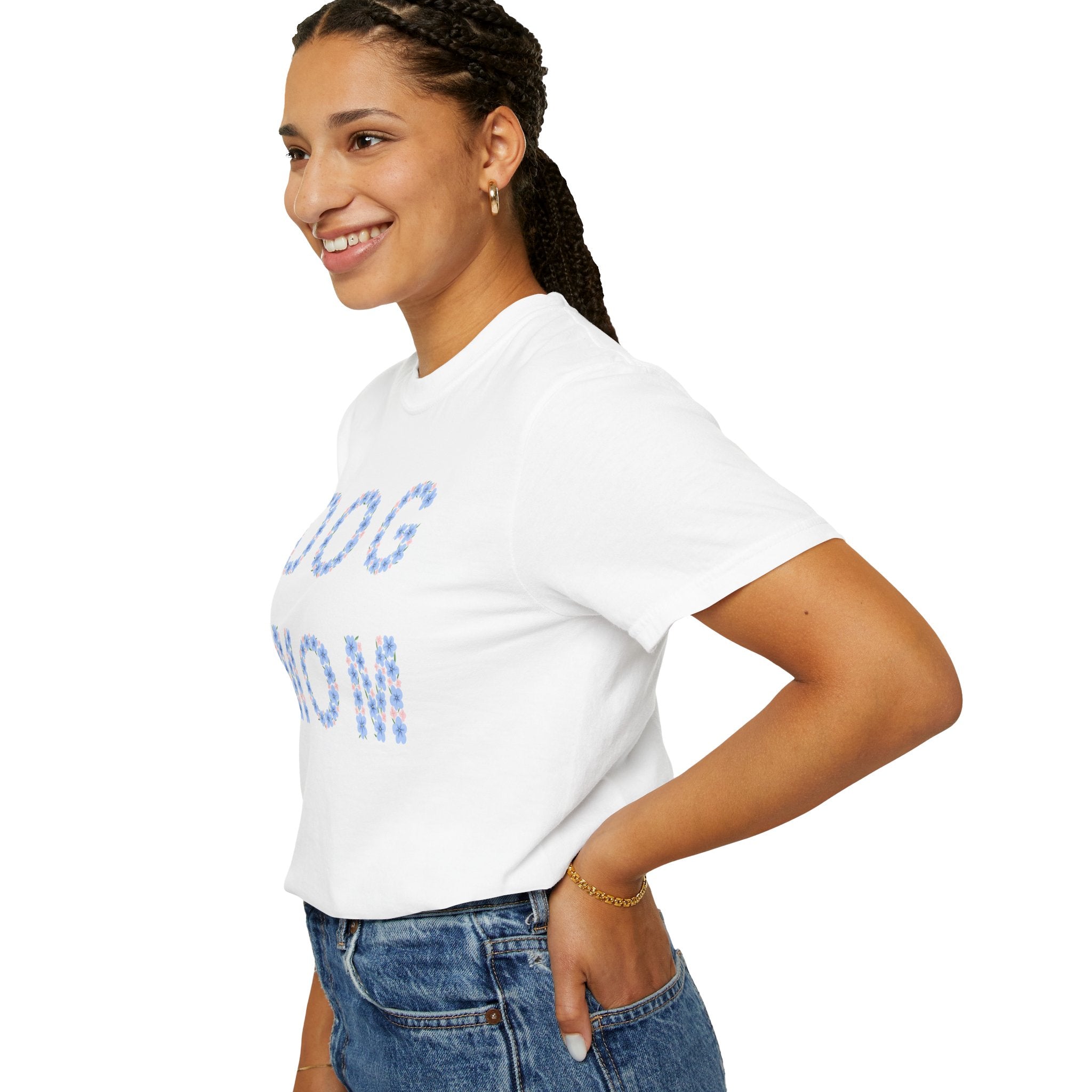 Floral Dog Mom T-Shirt
