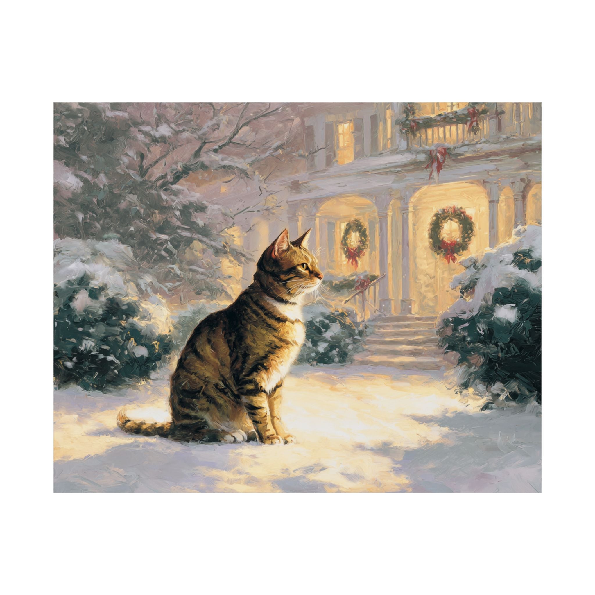 Tabby Cat 1- Home for the Holidays Collection
