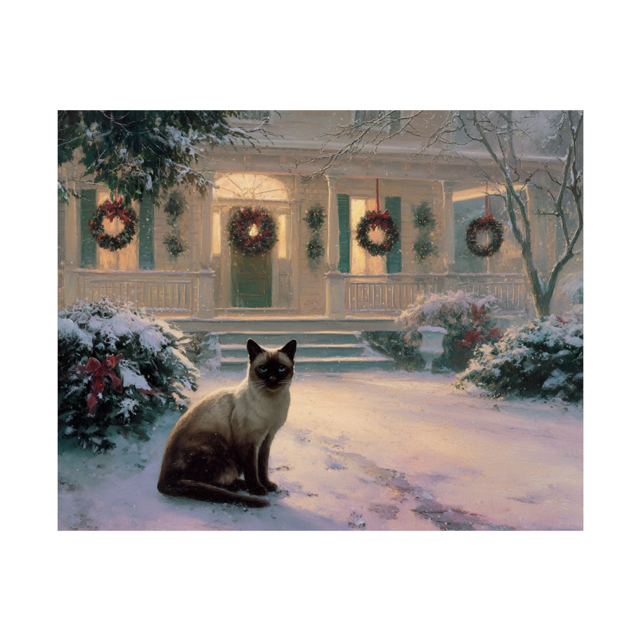 Burmese Cat 1- Home for the Holidays Collection
