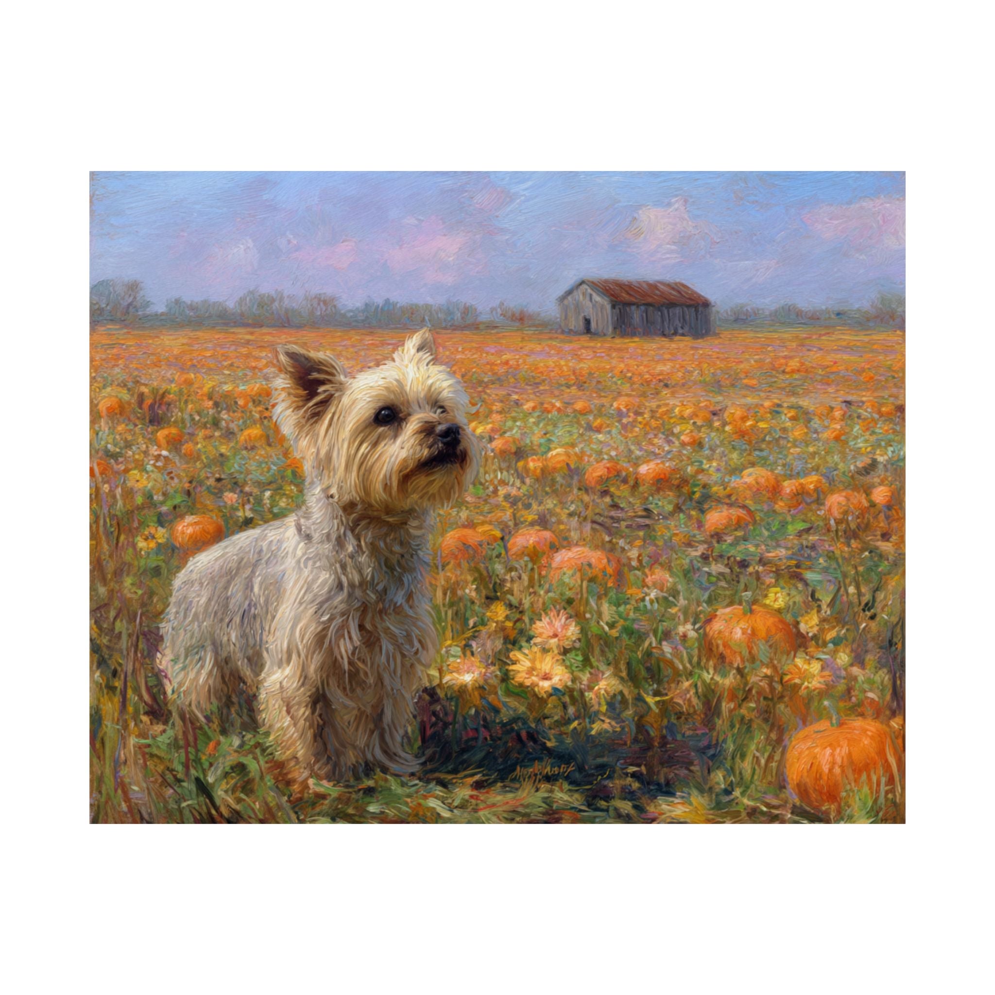 Yorkshire Terrier 5-Pumpkin Patch Collection