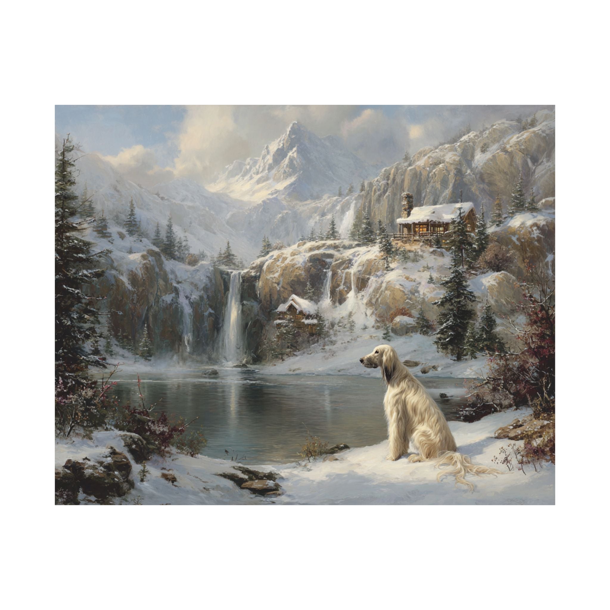 Afghan Hound 4- Winter Whiskers Collection