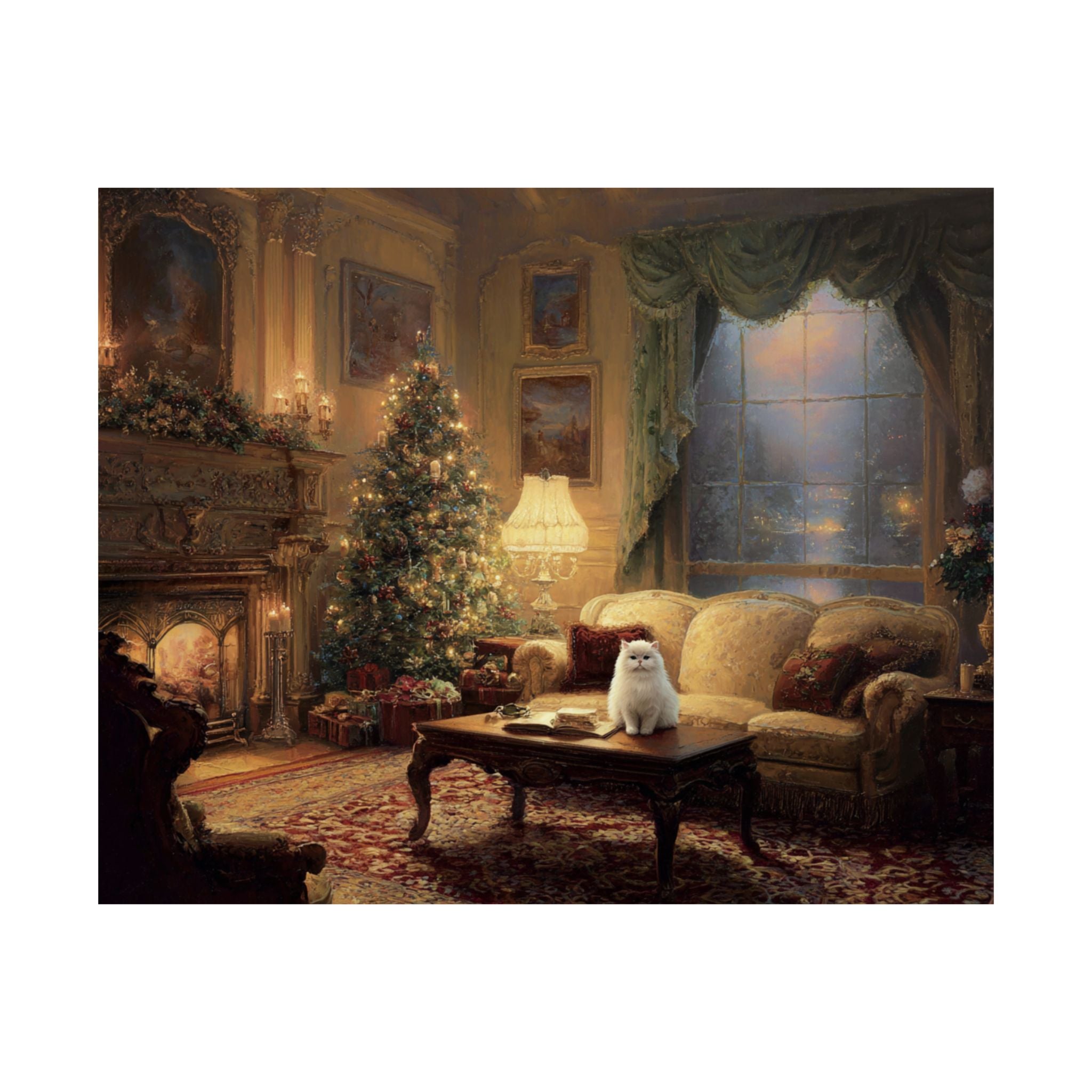 Persian Cat 1- Cozy Christmas Collection
