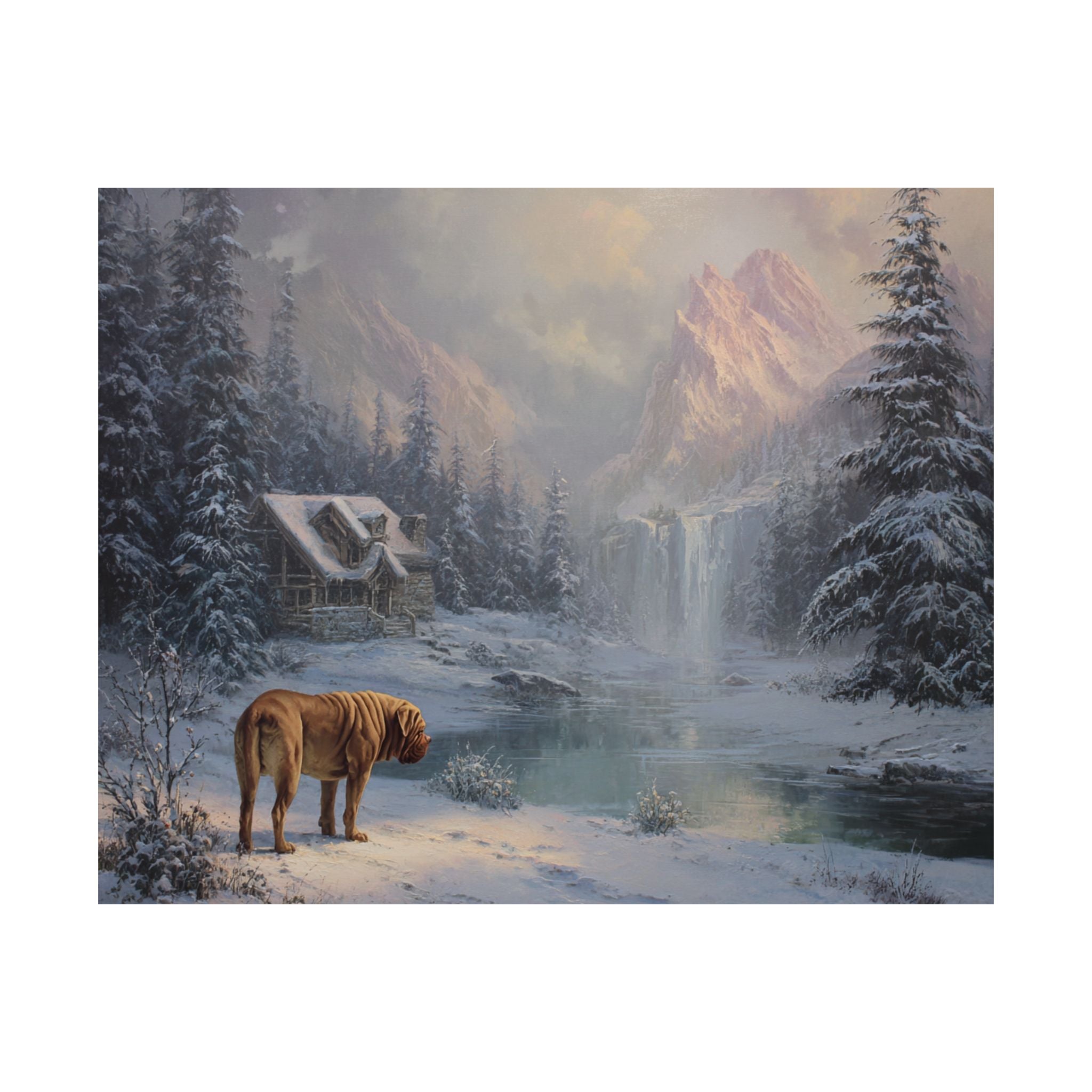 French Mastiff 7- Winter Whiskers Collection
