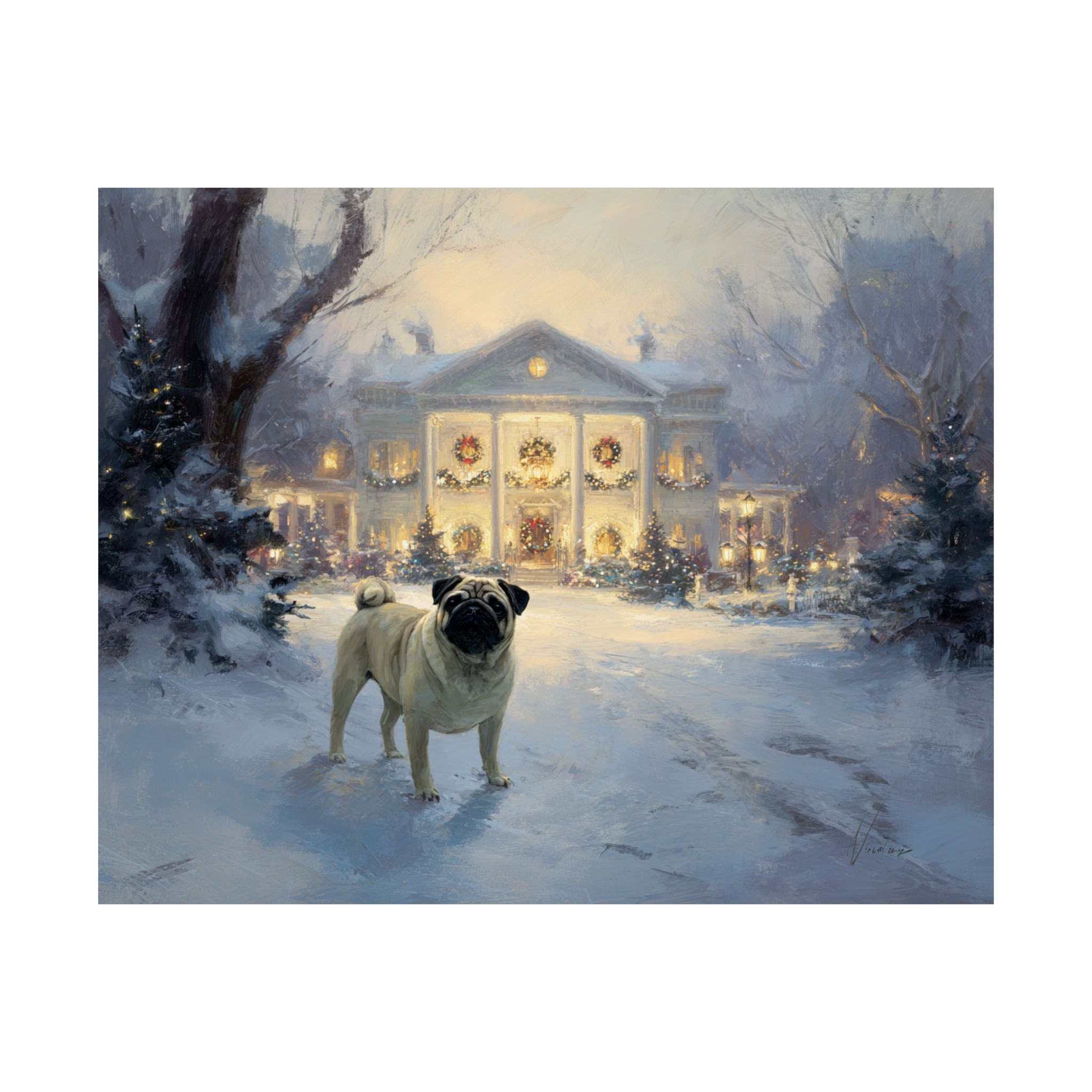 Pug 1- Home for the Holidays Collection