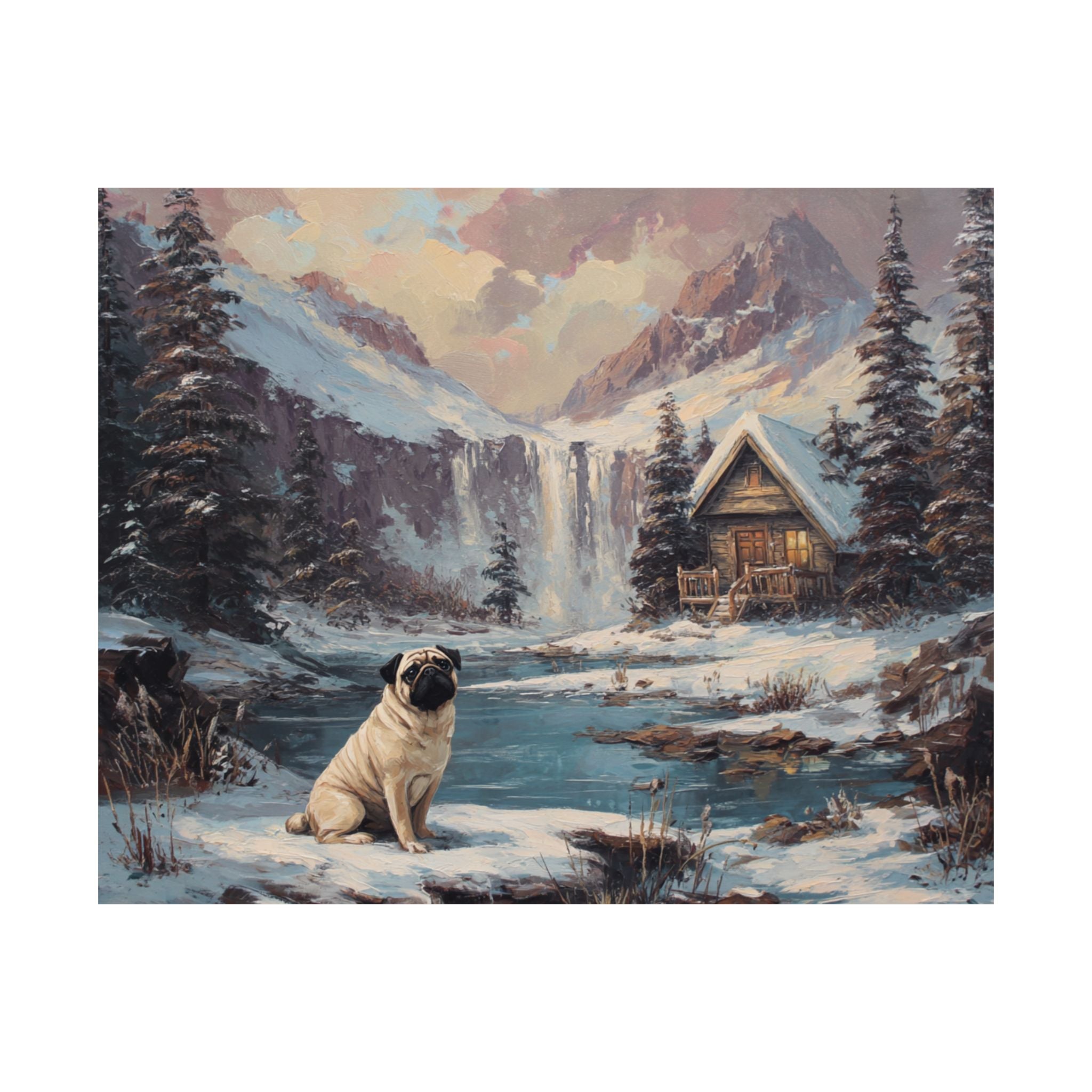 Pug 5- Winter Whiskers Collection