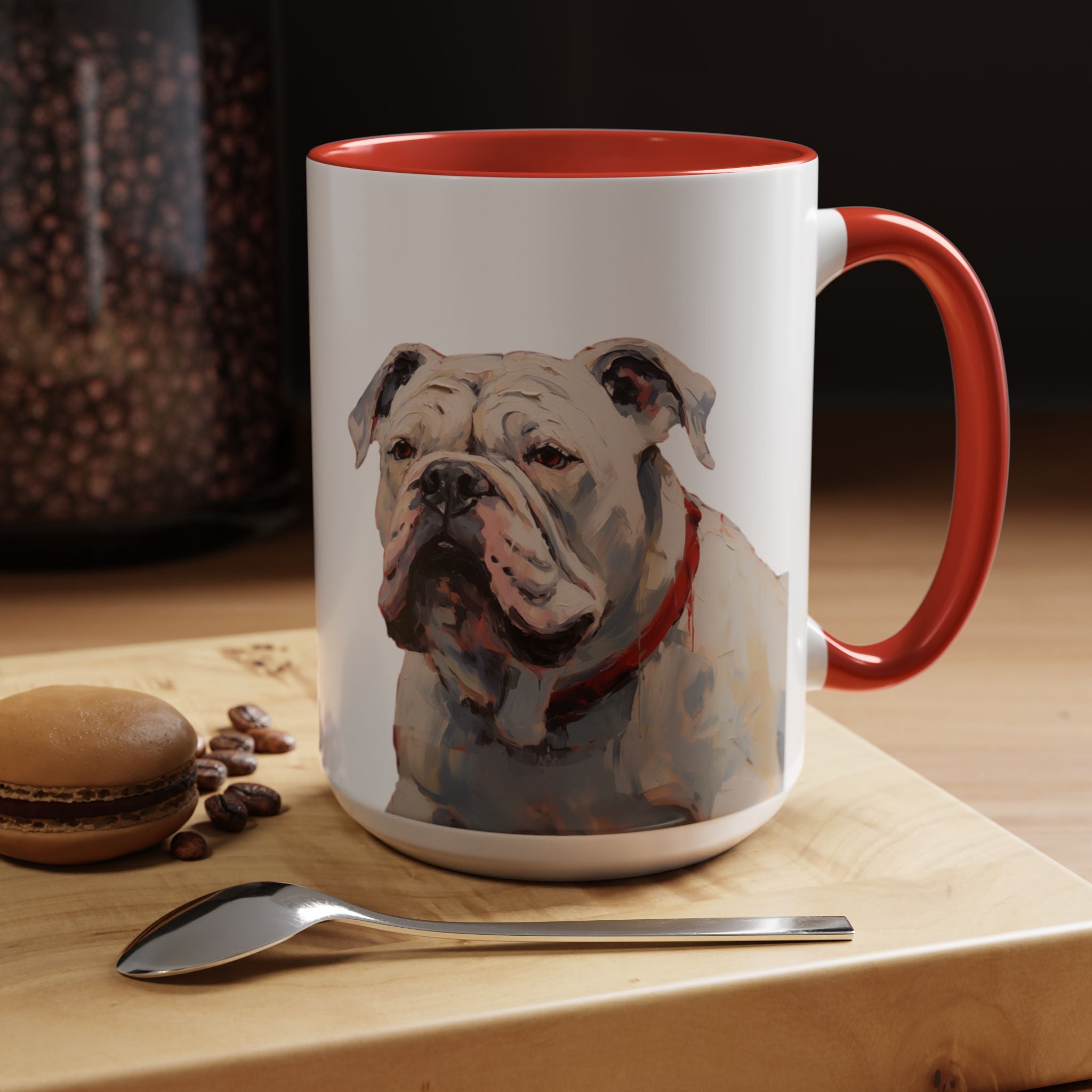Abstract Collection Bulldog Mug