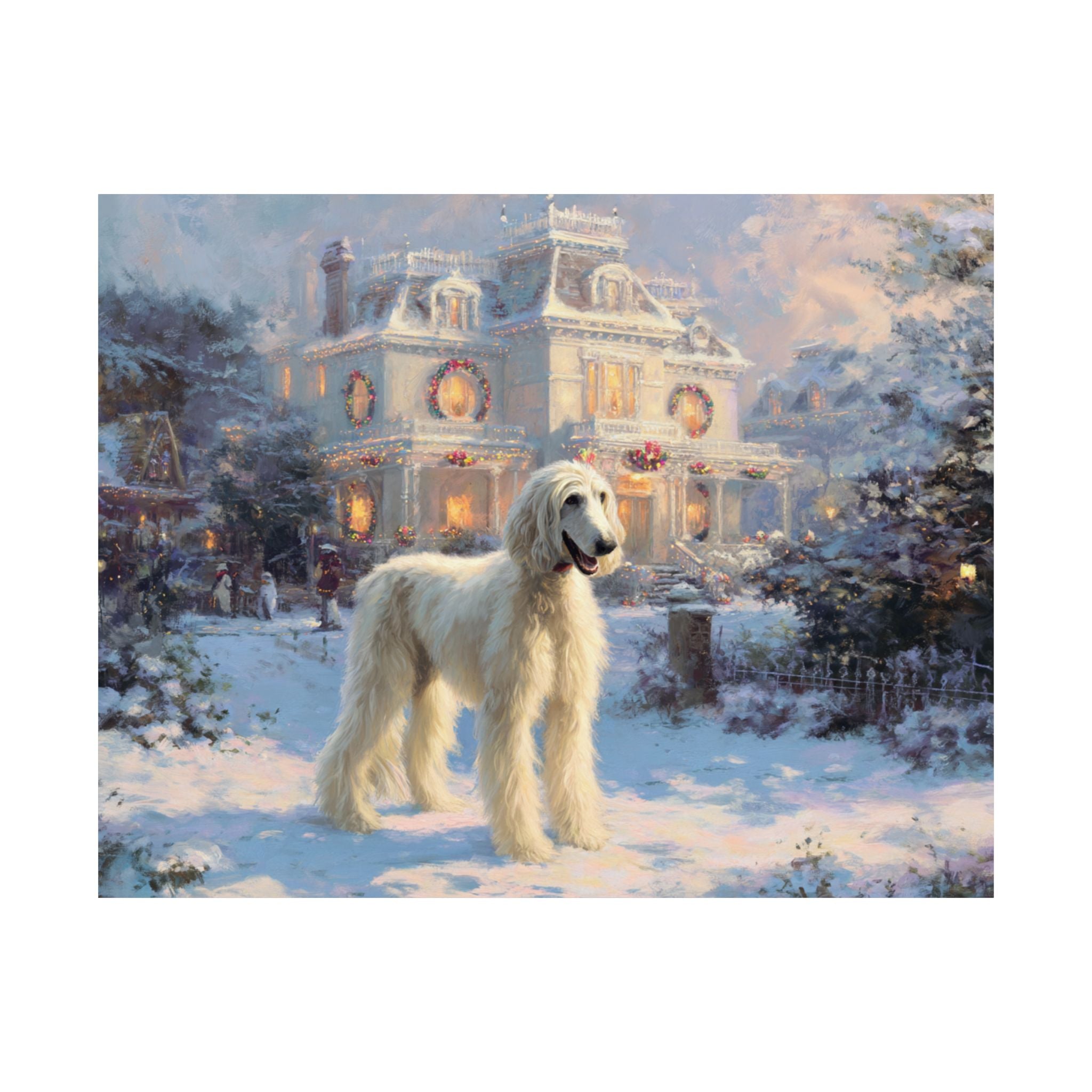 Afghan Hound 3- Home for the Holidays Collection