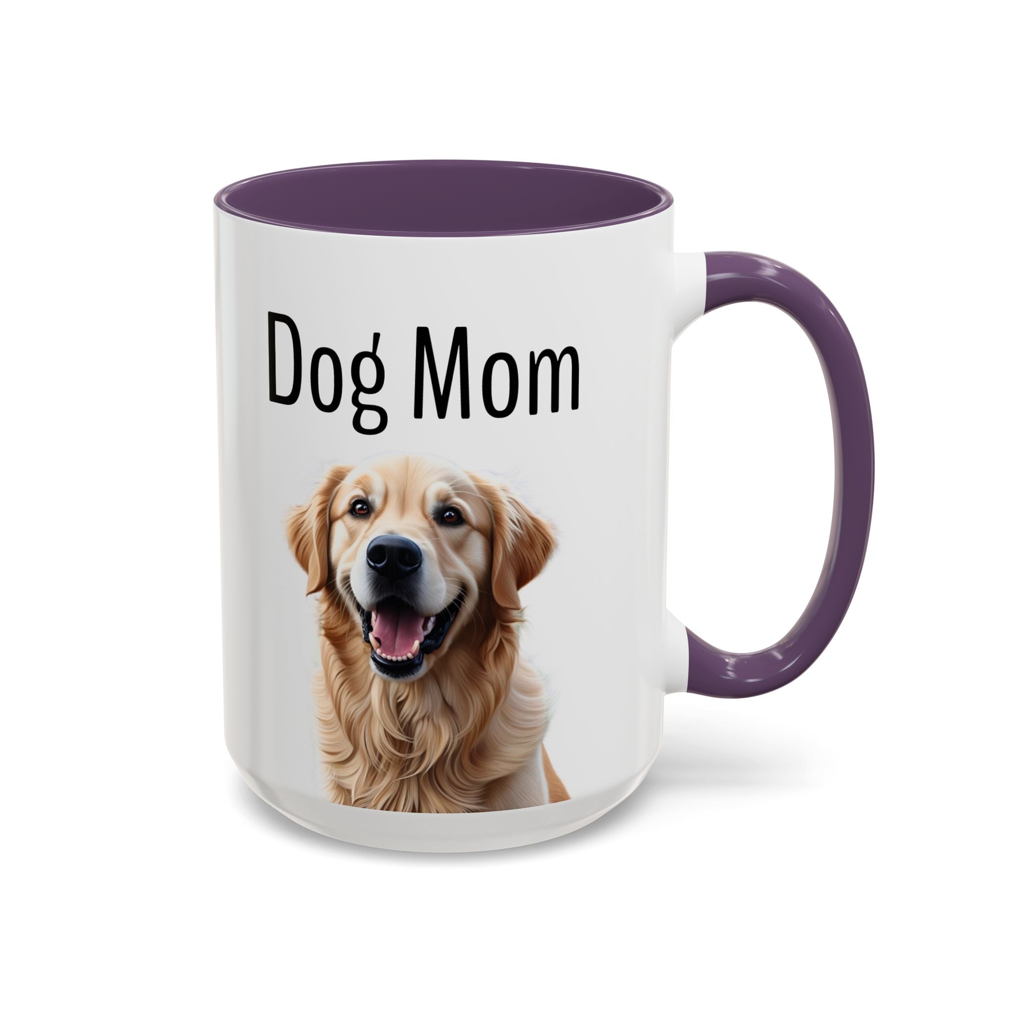 'Dog Mom' Golden Retriever Mug