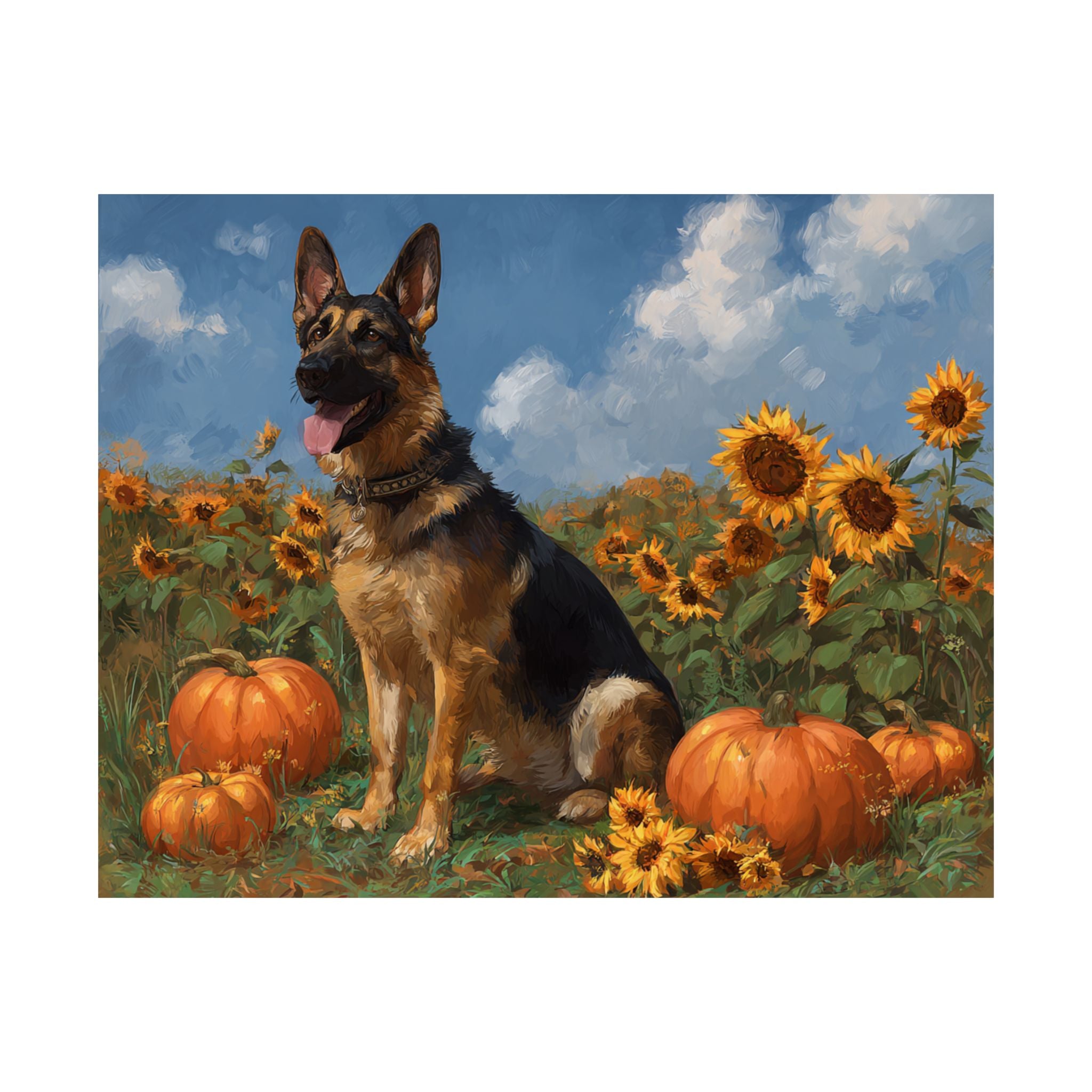 German Shepherd 4- Sunflower Season Collection