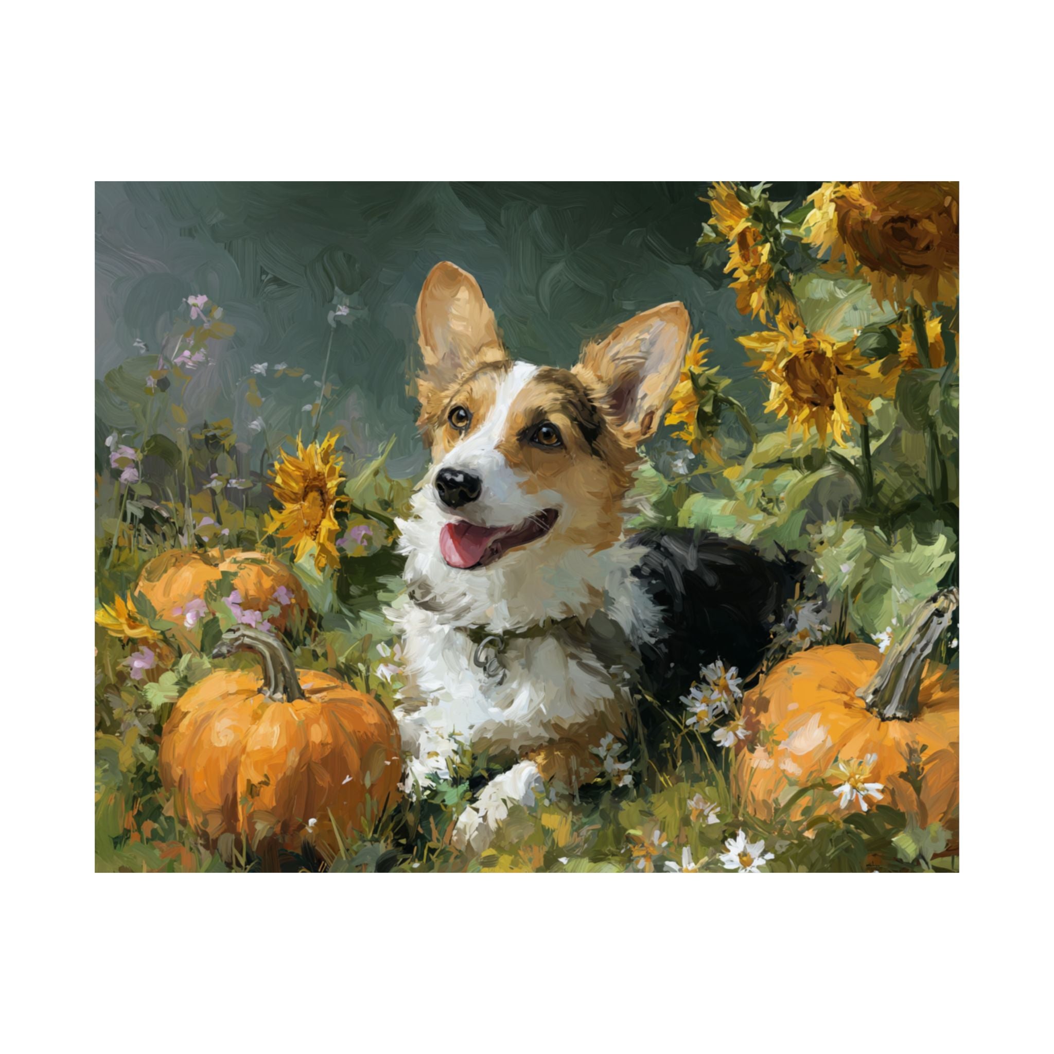 Welsh Corgi 2- Sunflower Season Collection