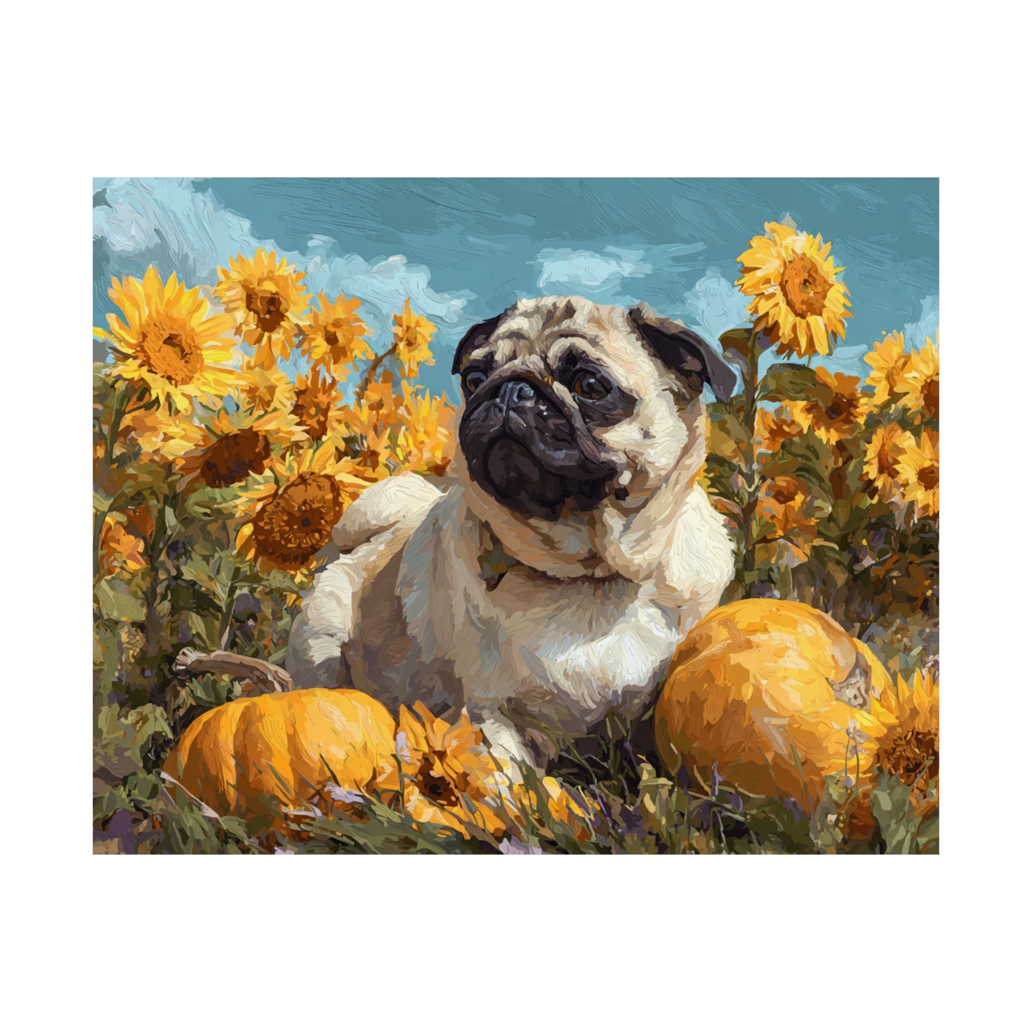 Pug 2- Sunflower Season Collection