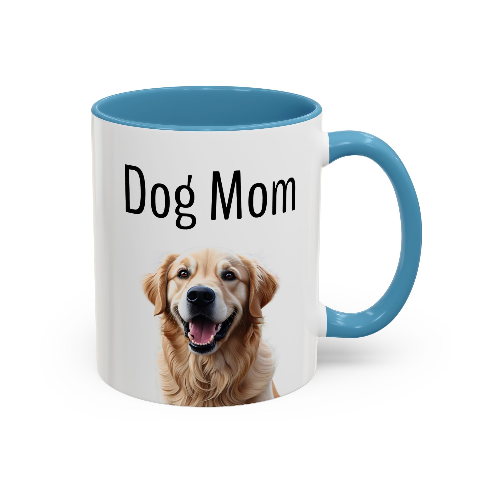 'Dog Mom' Golden Retriever Mug