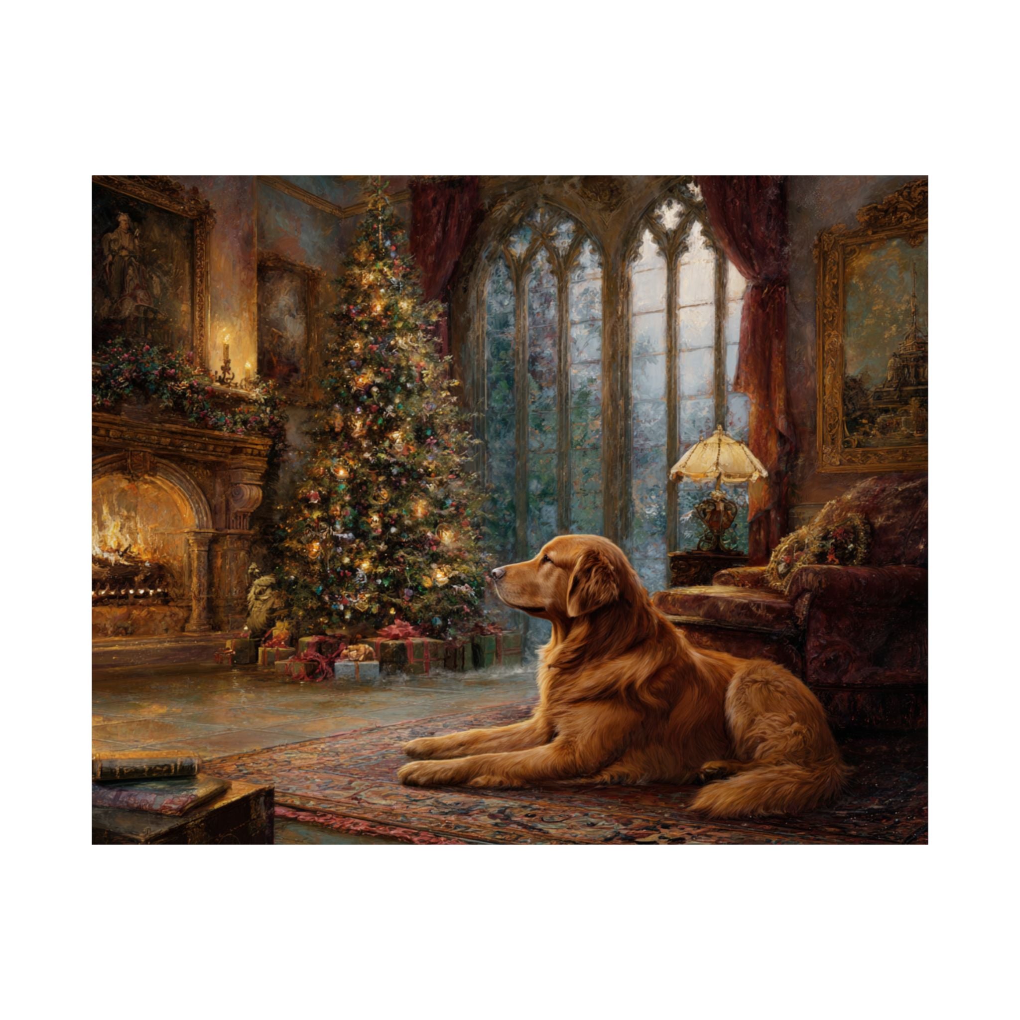 Golden Retriever 9- Cozy Christmas Collection