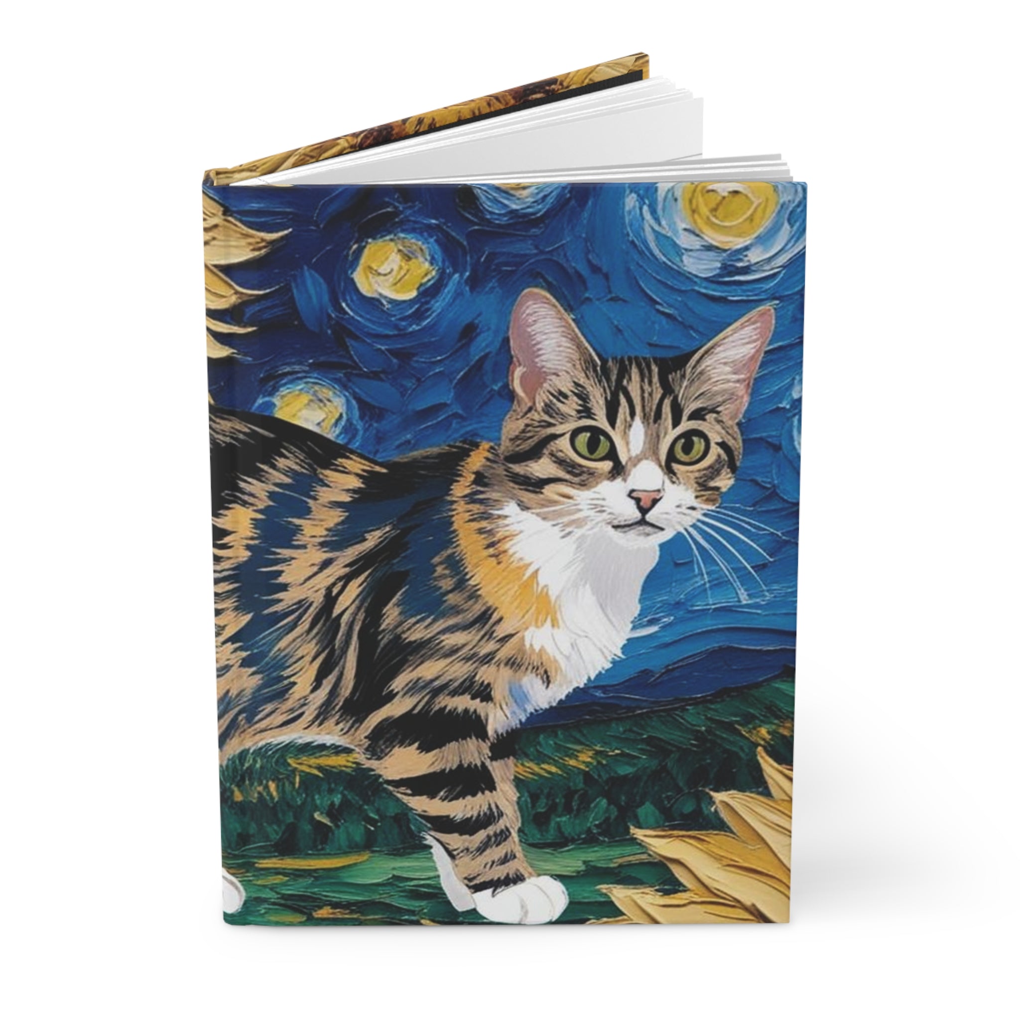 Sunflowers Cat Journal