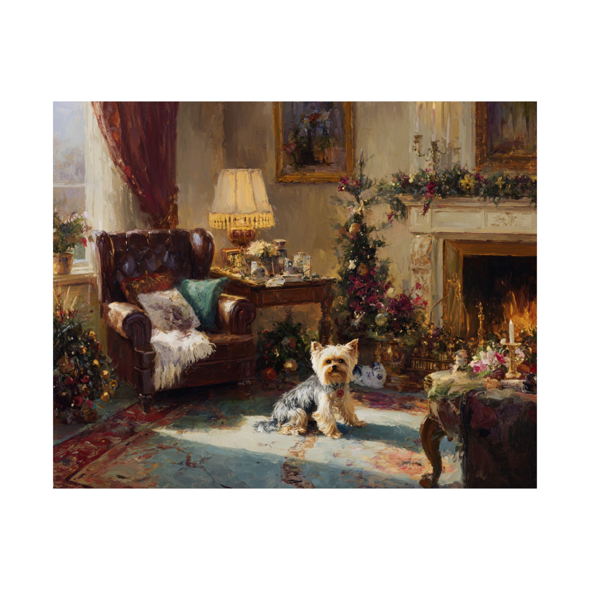 Yorkshire Terrier 1- Cozy Christmas Collection