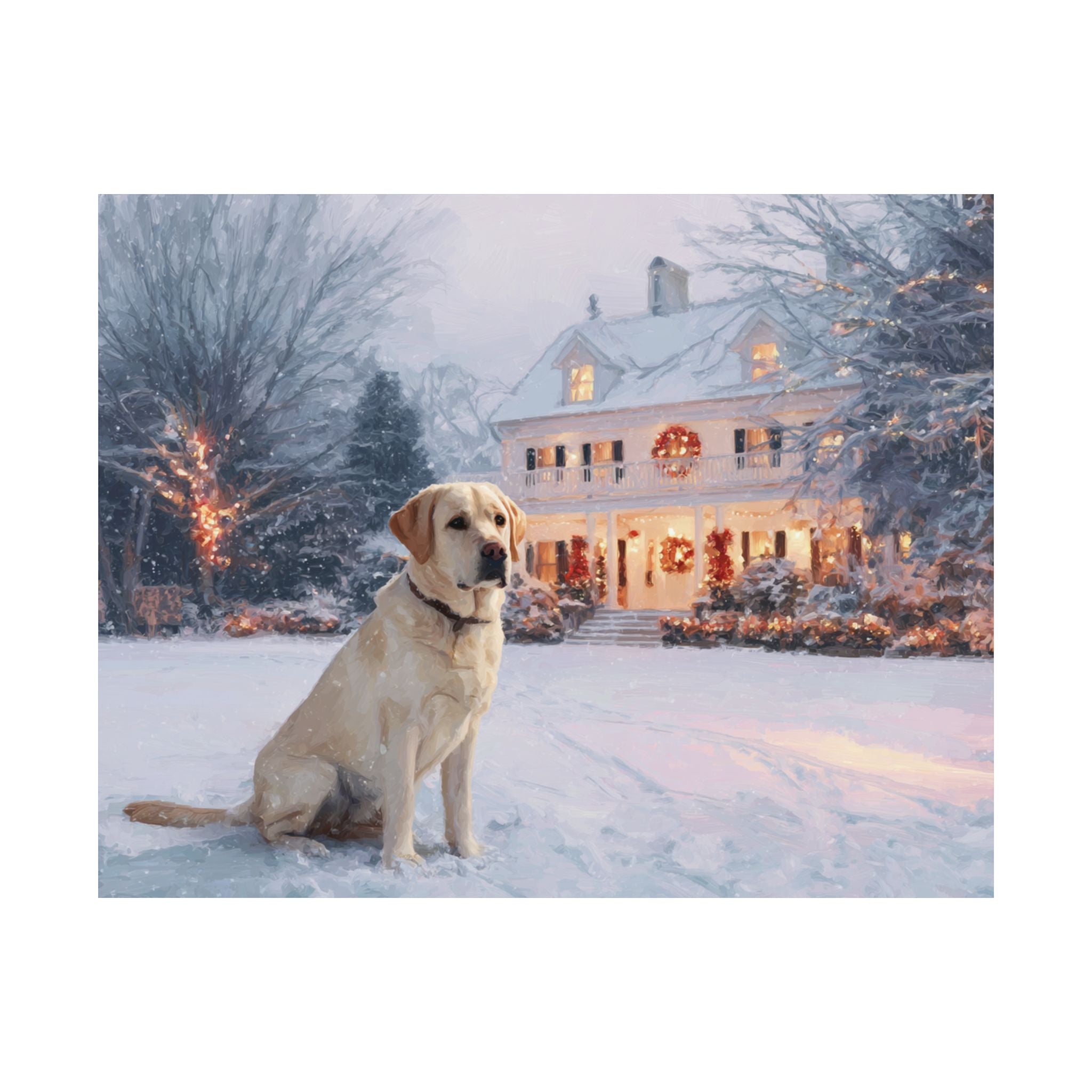 Labrador Retriever 1- Home for the Holidays Collection