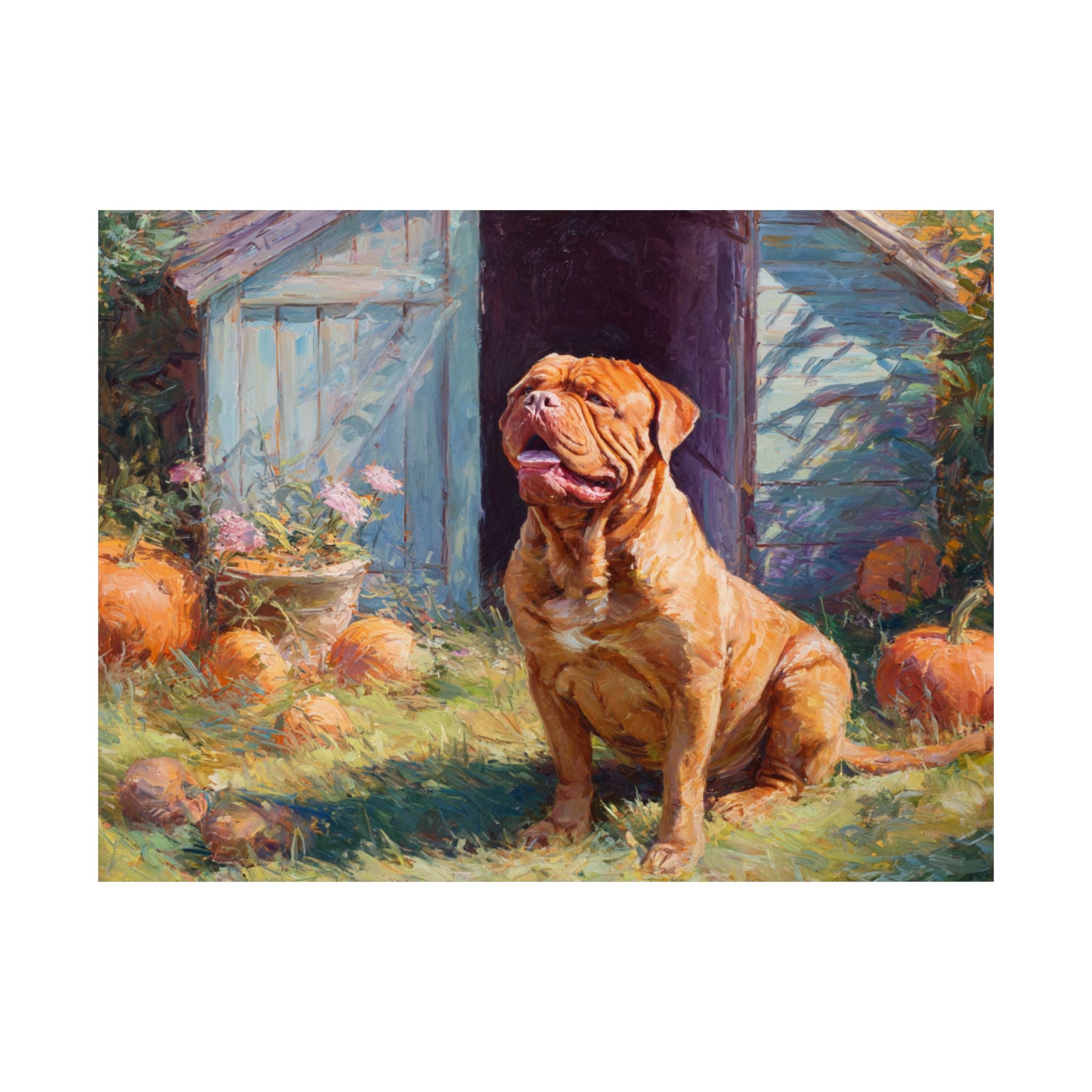 French Mastiff 1- Pumpkin Patch Collection