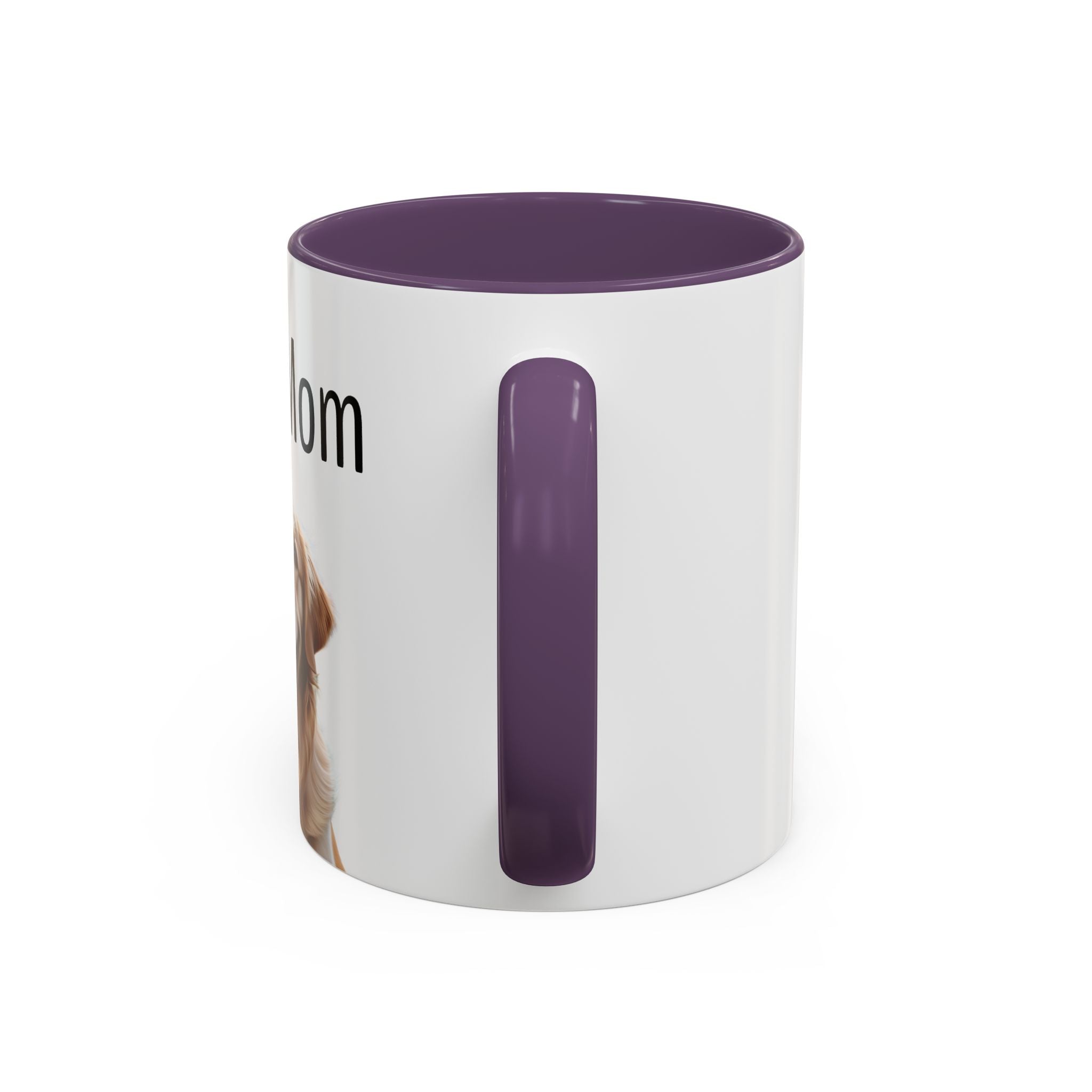 'Dog Mom' Golden Retriever Mug