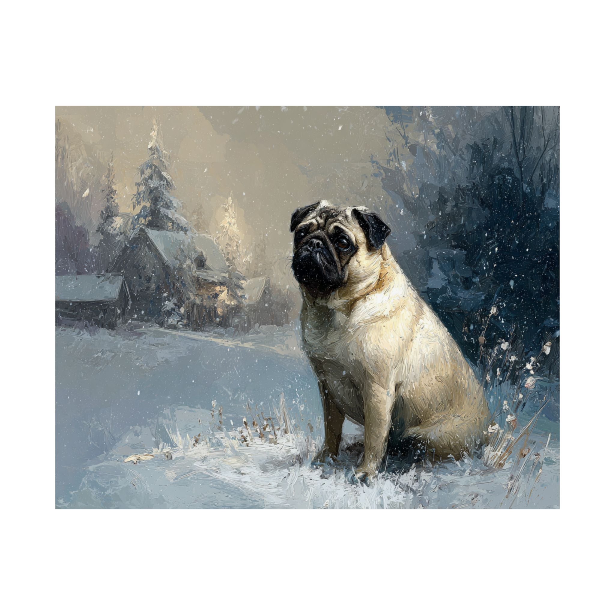 Pug 9- Winter Whiskers Collection