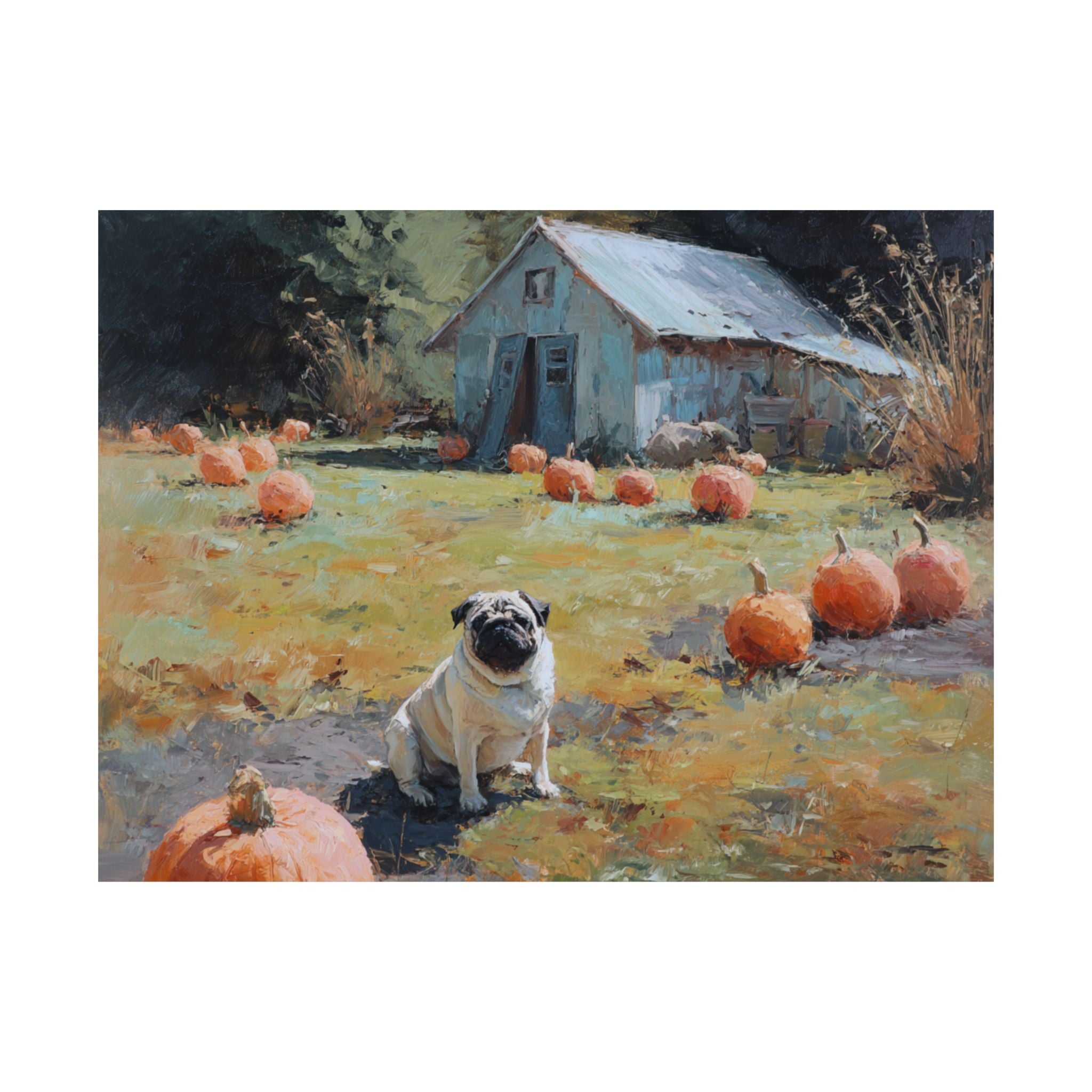 Pug 2- Pumpkin Patch Collection