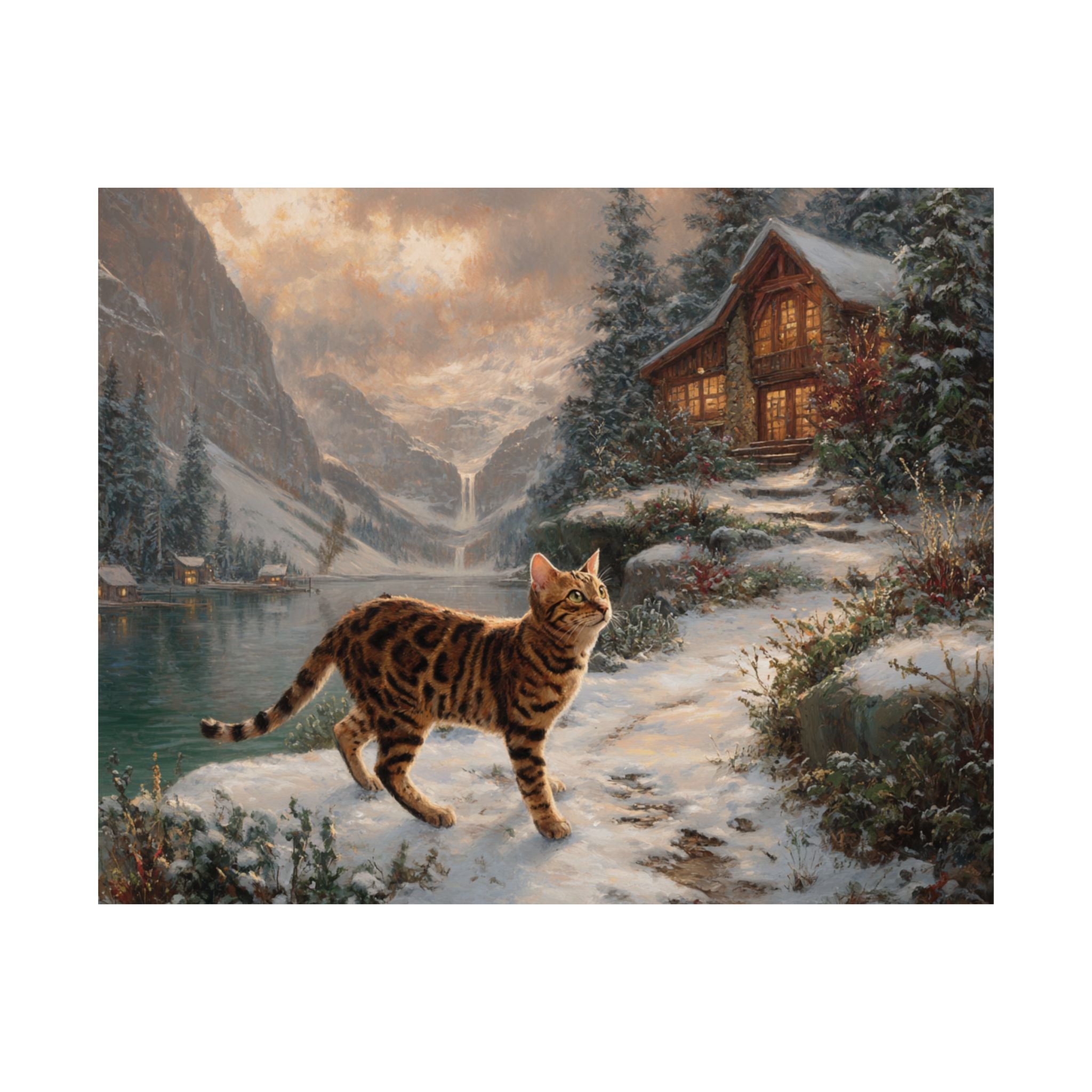 Bengal Cat 2- Winter Whiskers Collection