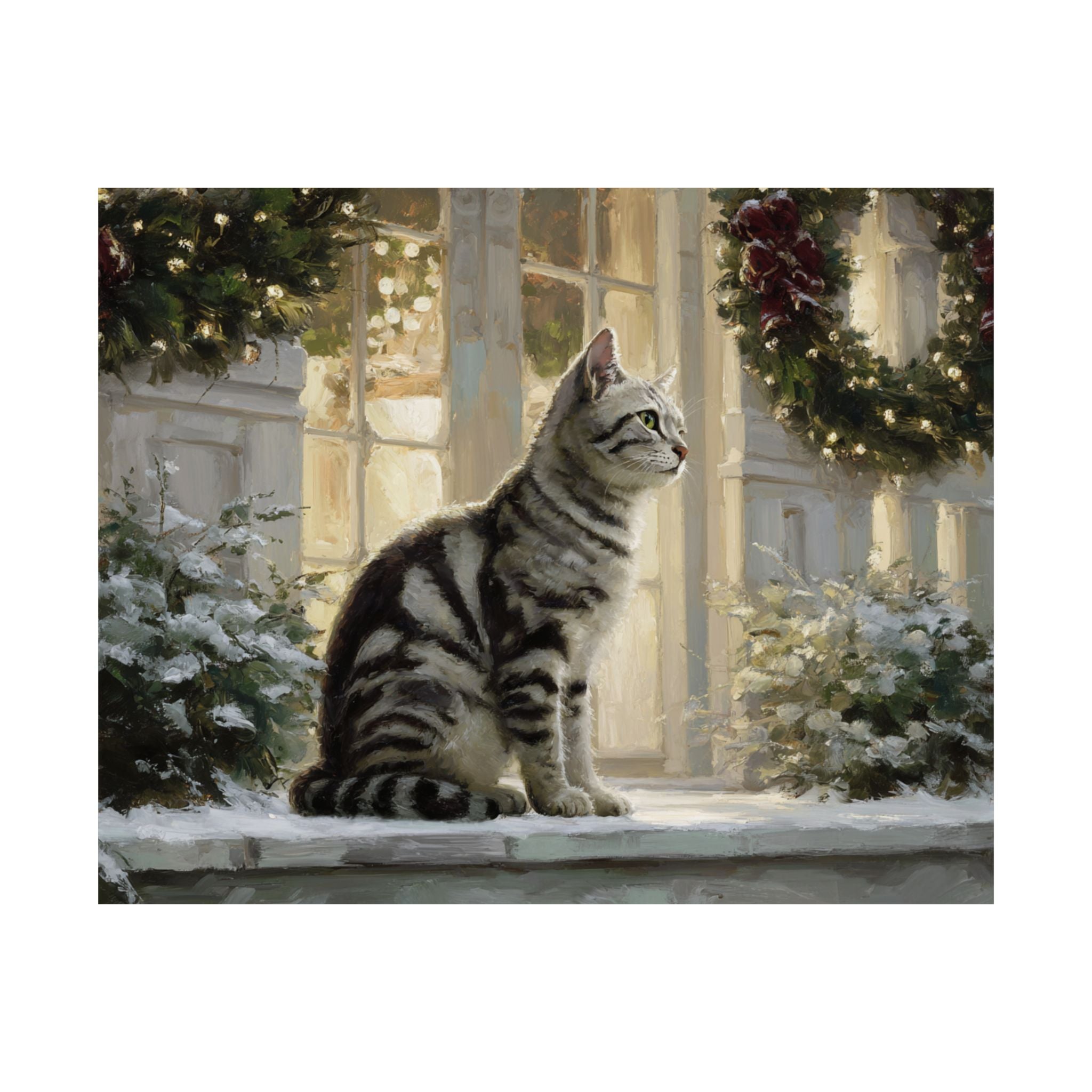 American Short Hair Cat 3- Home for the Holidays Collection