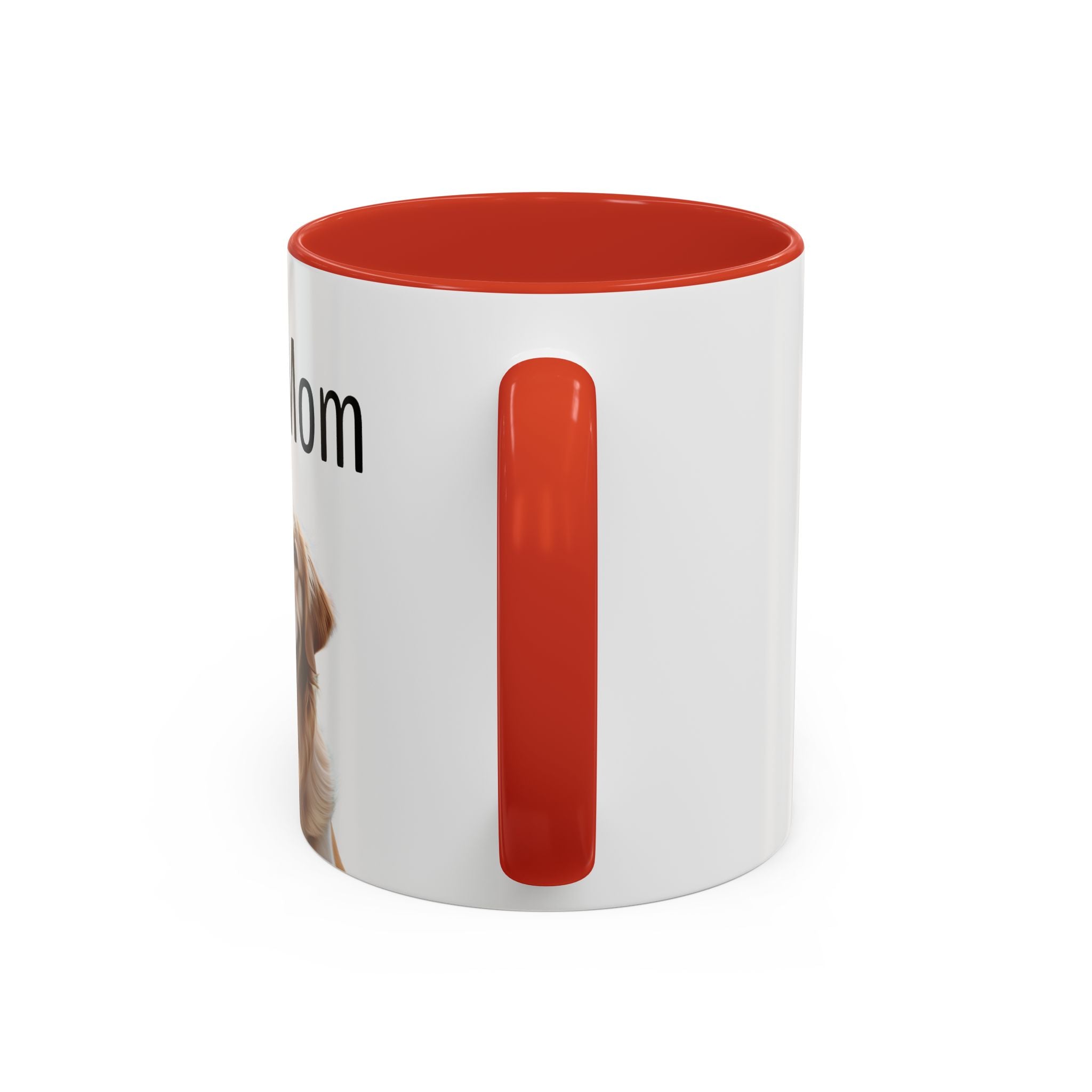 'Dog Mom' Golden Retriever Mug