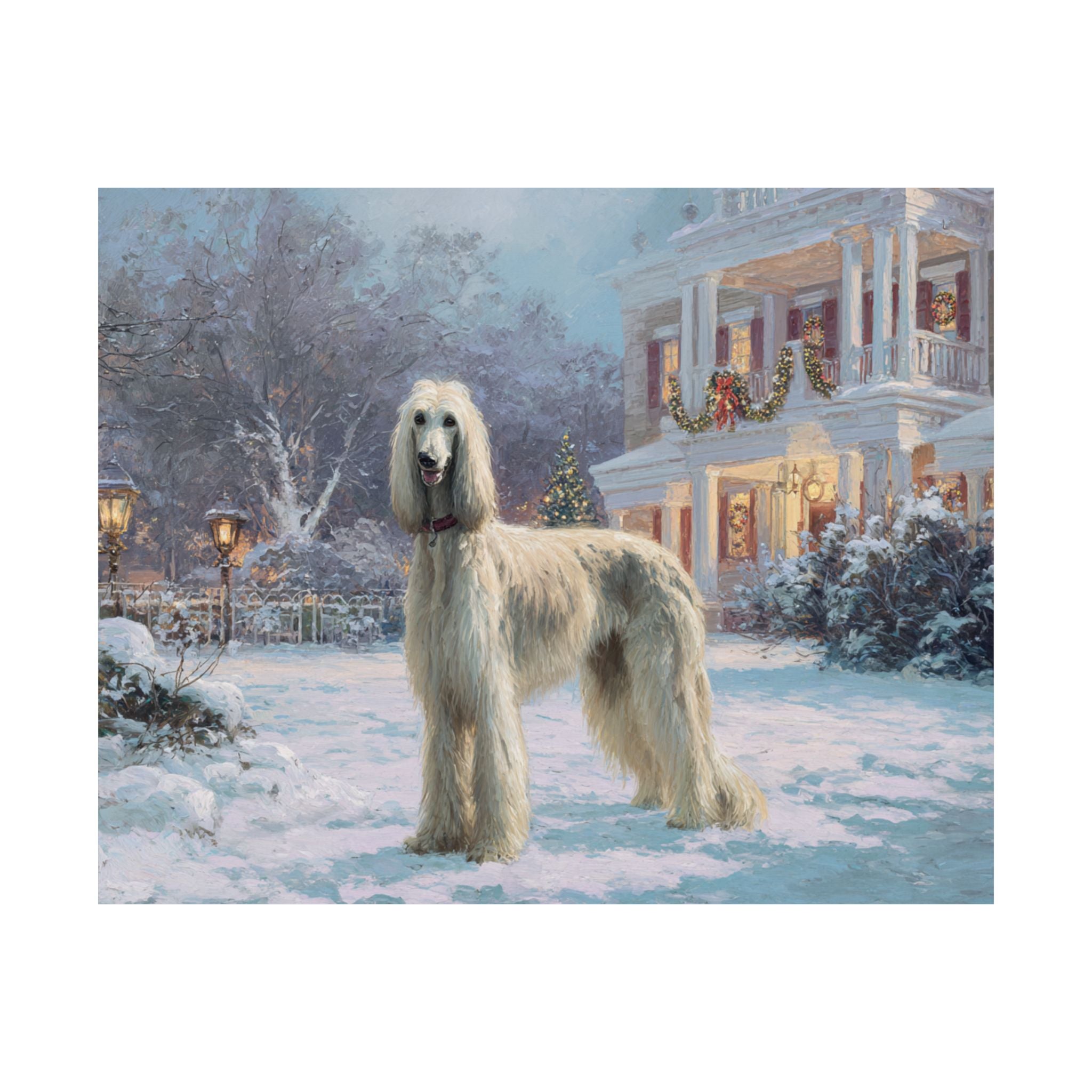 Afghan Hound 2- Home for the Holidays Collection