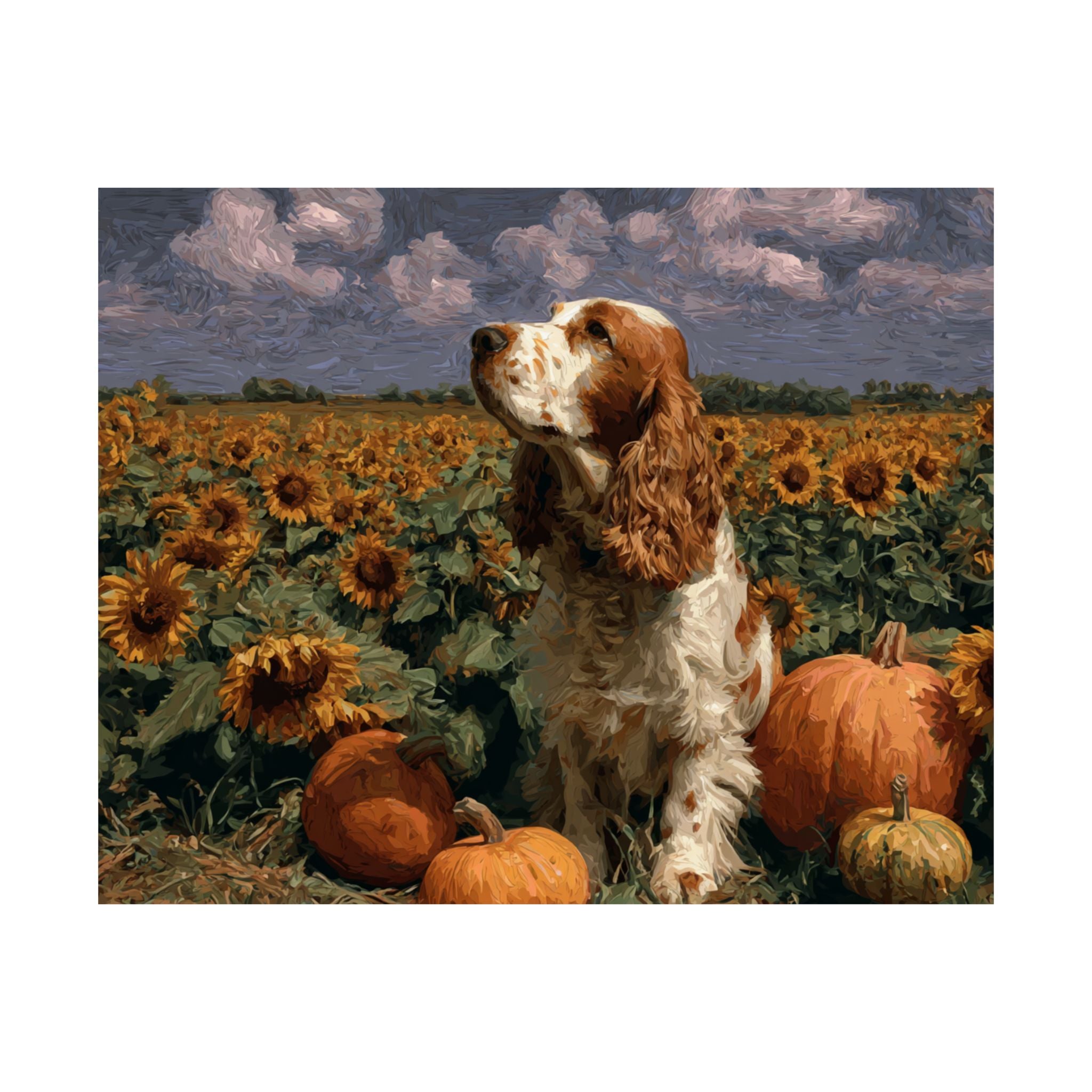 Cocker Spaniel 7- Sunflower Season Collection