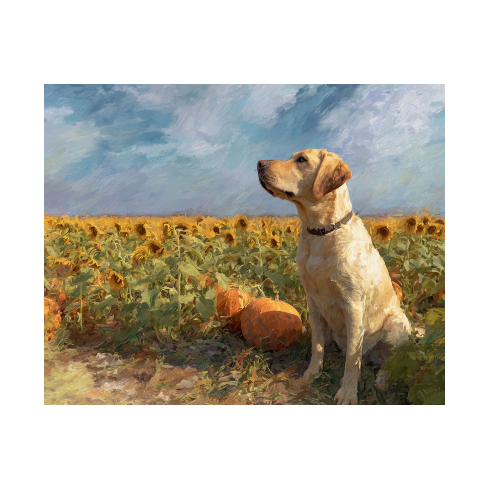 Labrador Retriever 3- Sunflower Season Collection