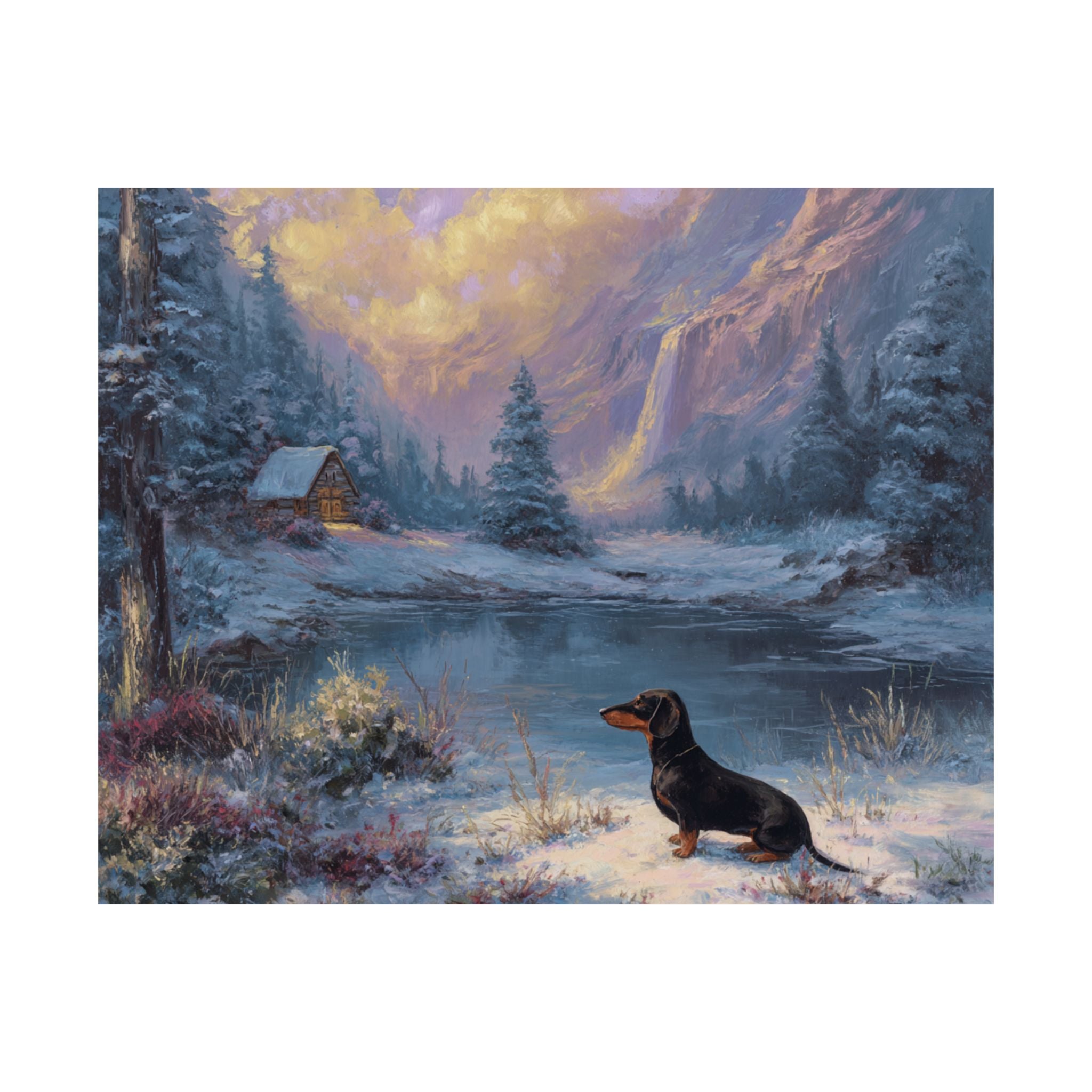 Dachshund 3- Winter Whiskers Collection