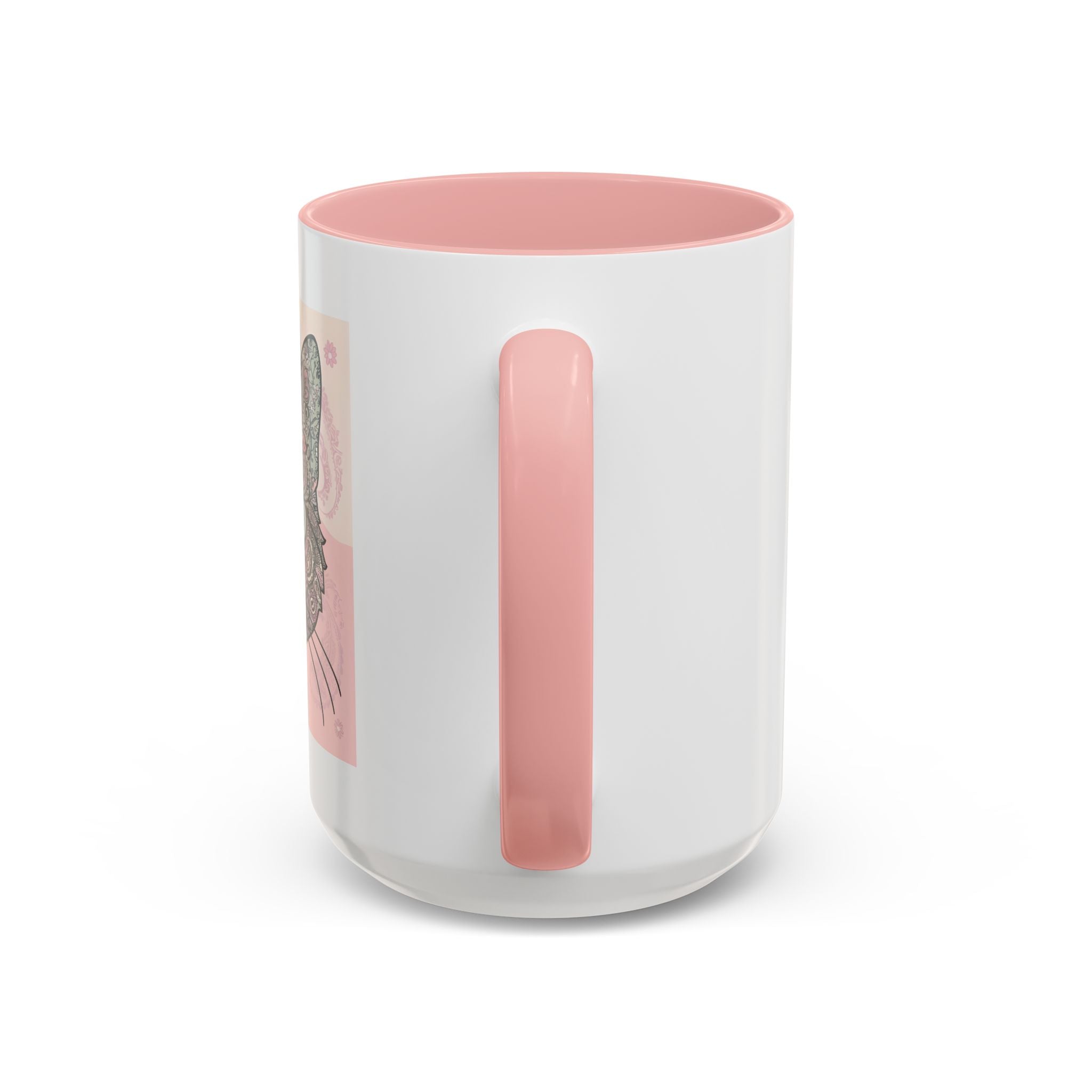 Artsy Cat Accent Mug