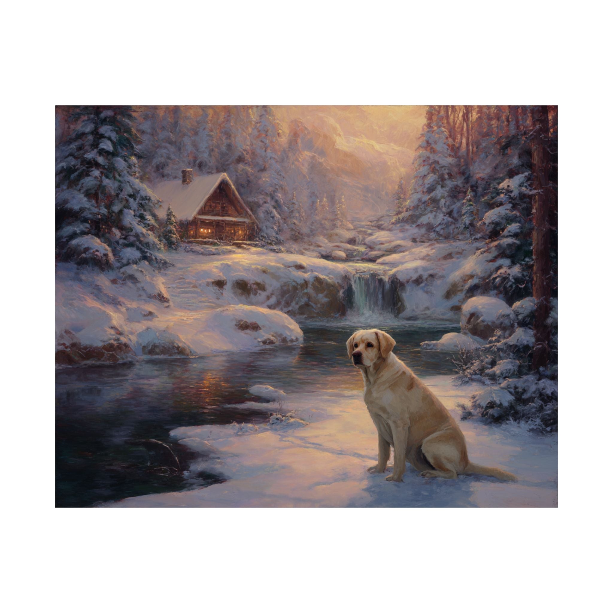 Labrador Retriever 1- Winter Whiskers Collection