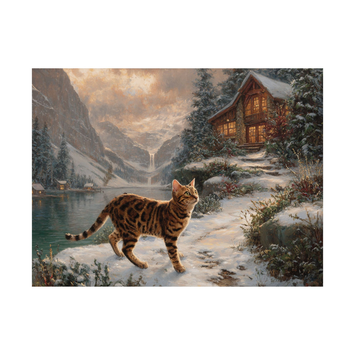Bengal Cat 2- Winter Whiskers Collection