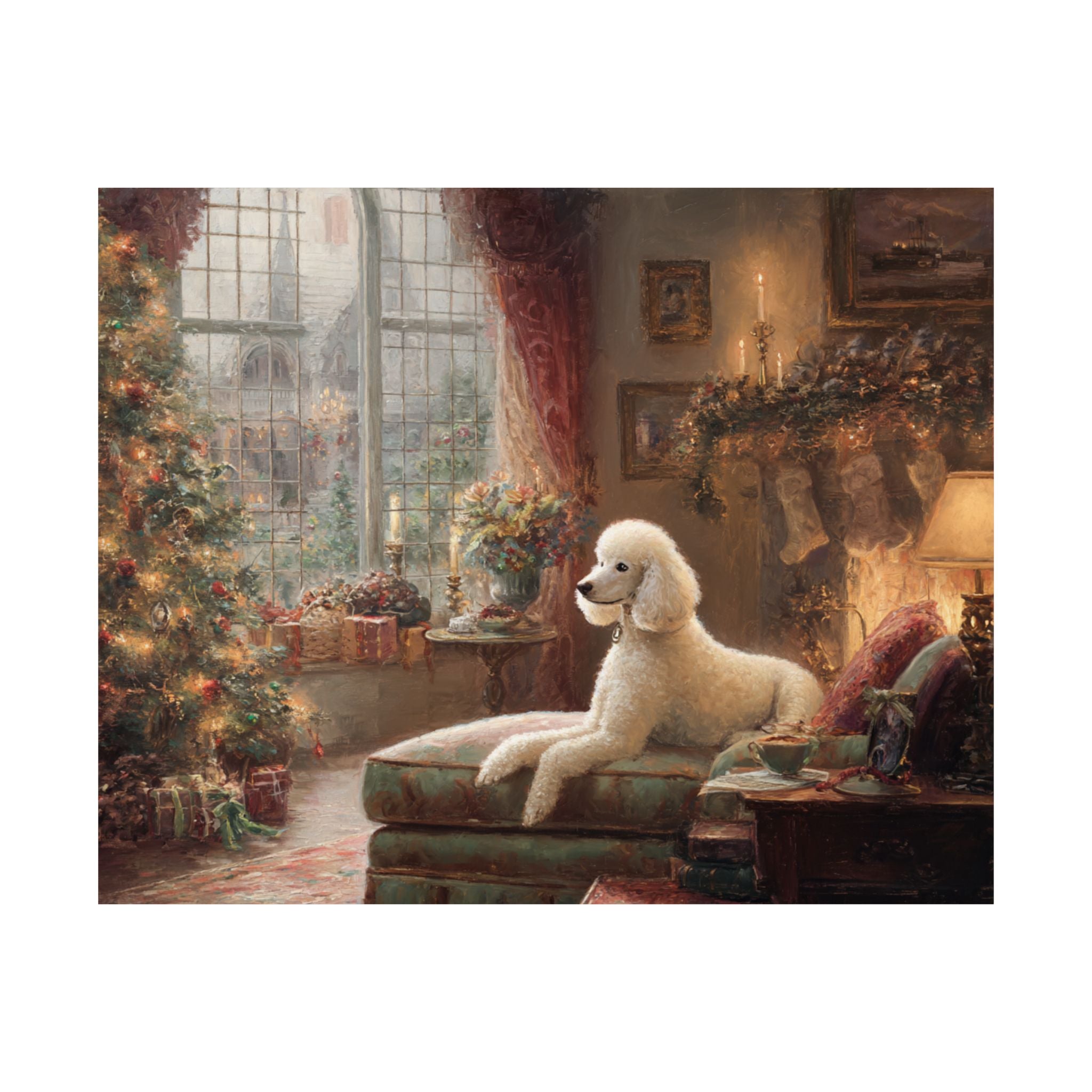Poodle 3- Cozy Christmas Collection