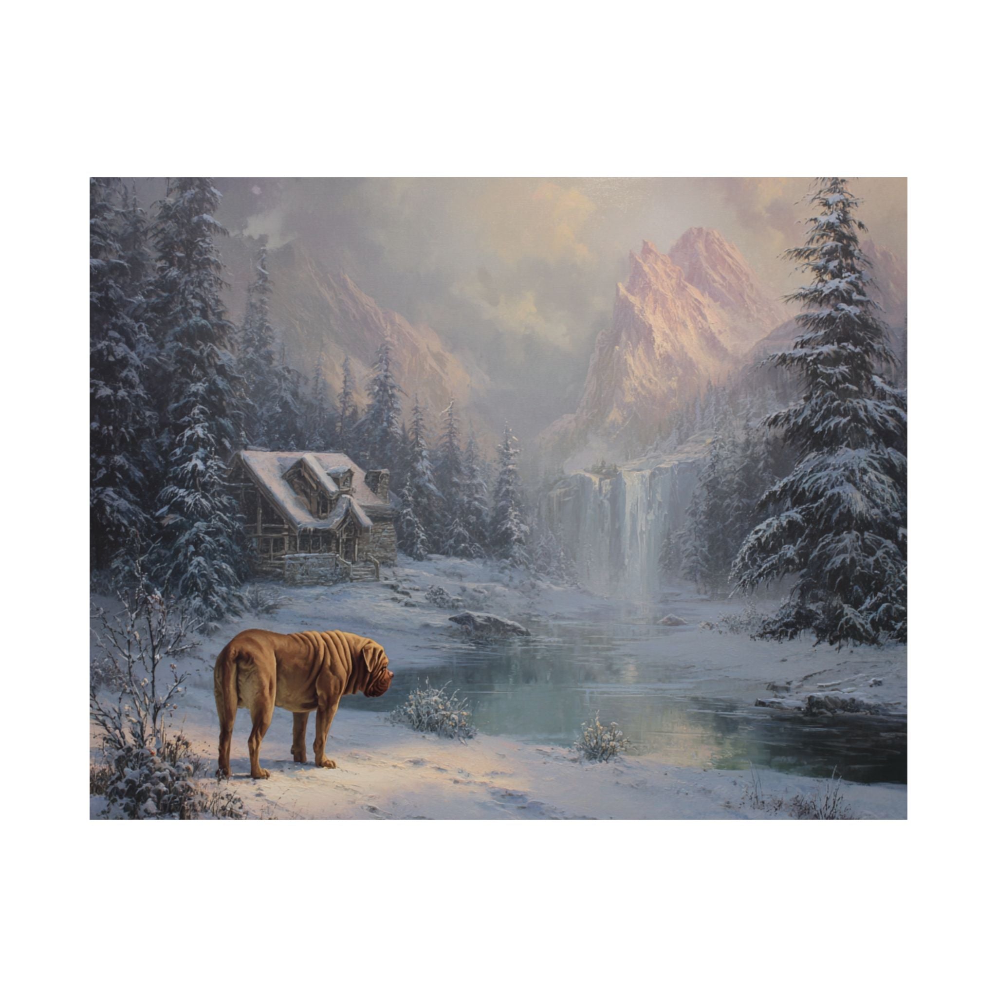 French Mastiff 7- Winter Whiskers Collection