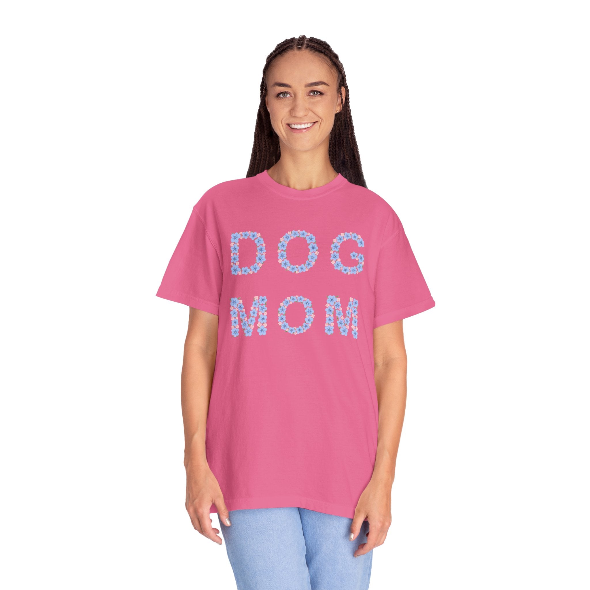 Floral Dog Mom T-Shirt