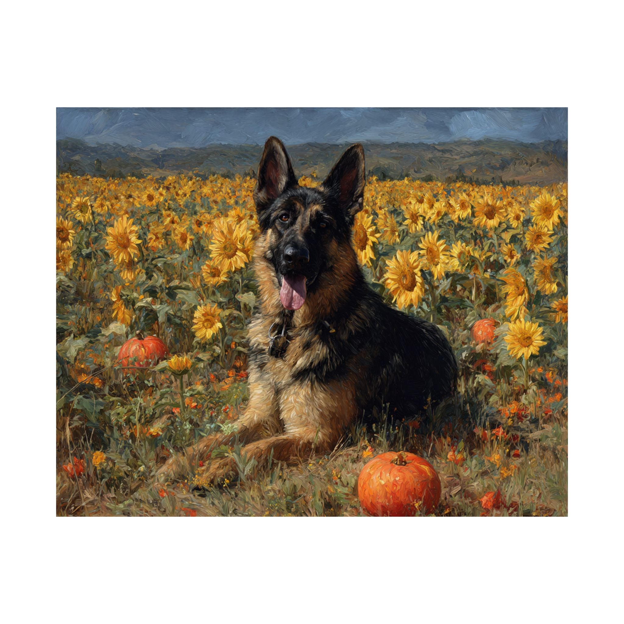 German Shepherd 2- Sunflower Season Collection